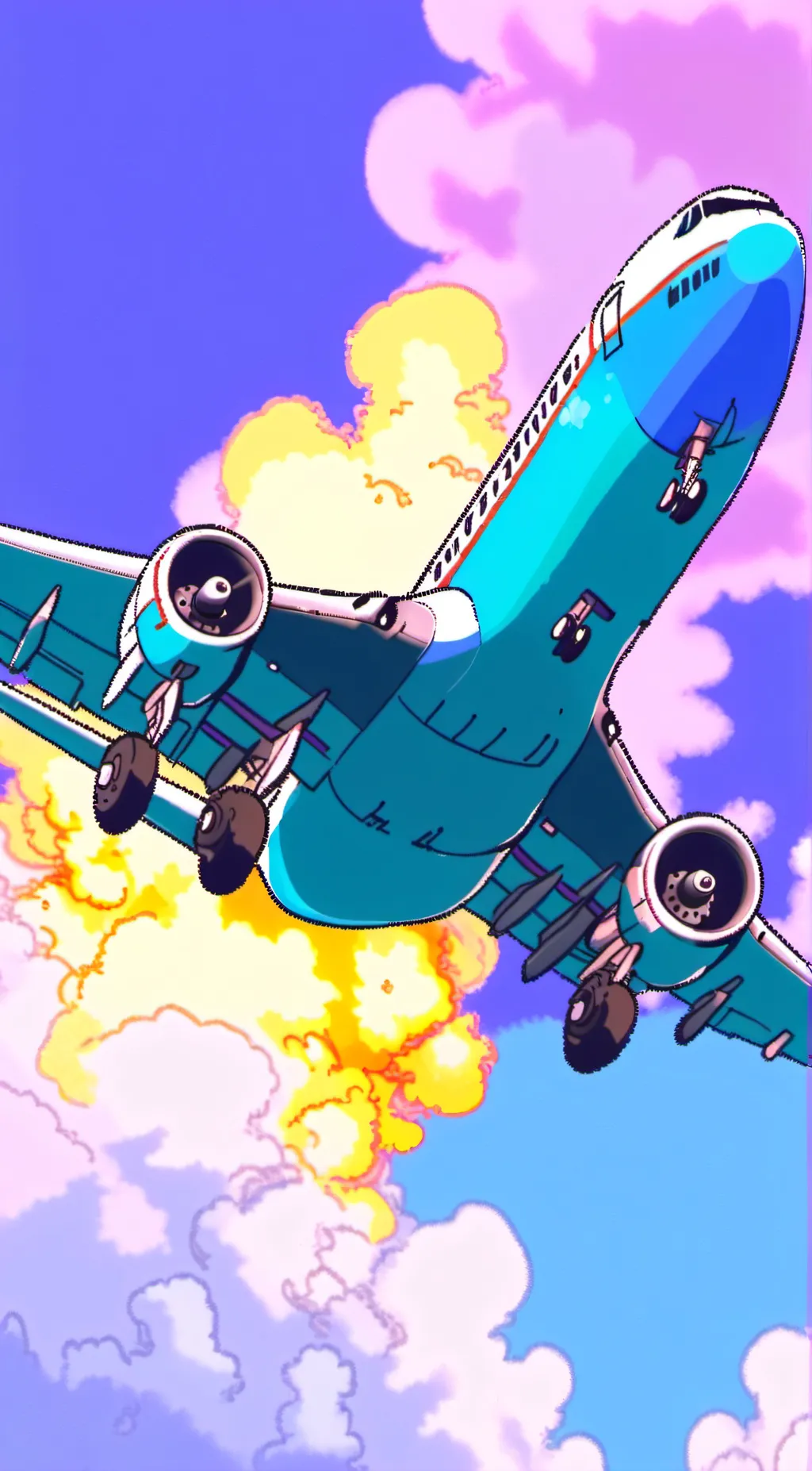 ai character: Plane Emergency  background