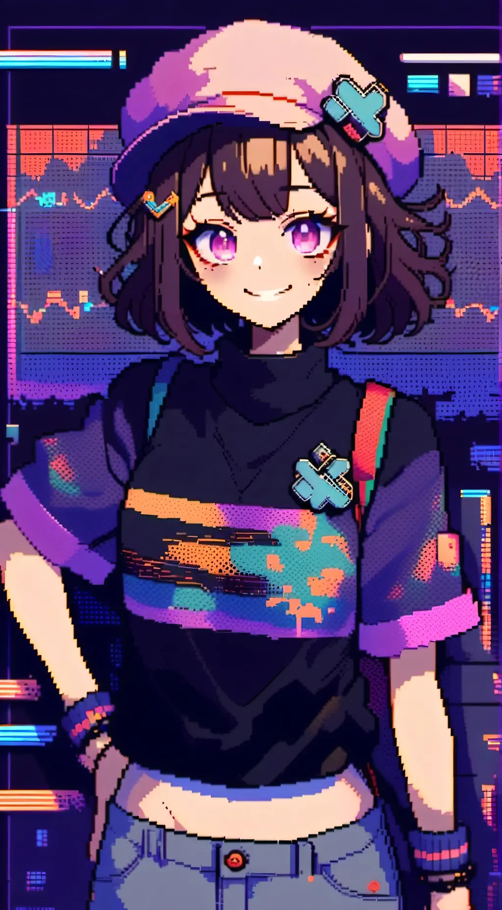 ai character: pomni  background