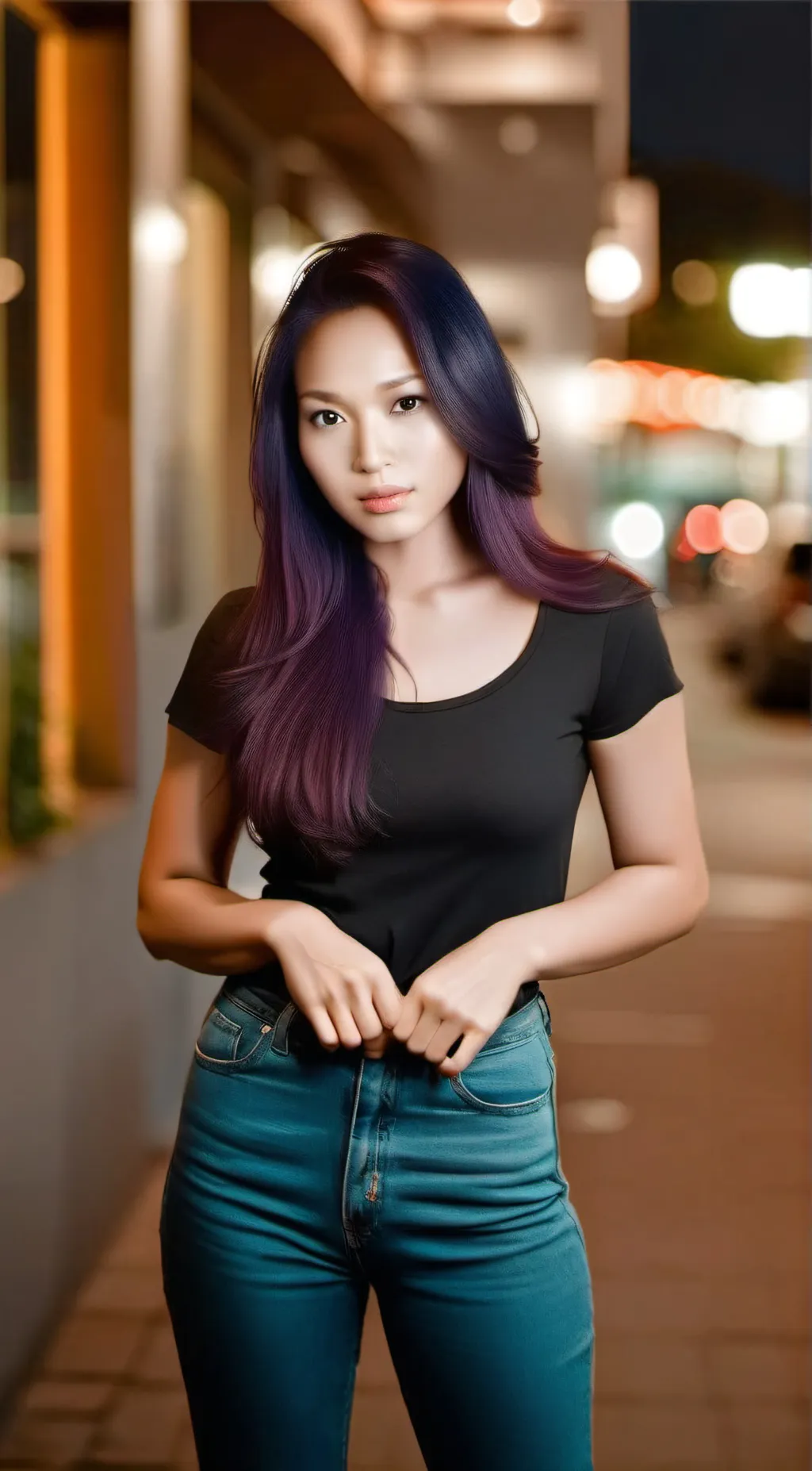 ai character: Crystal  background