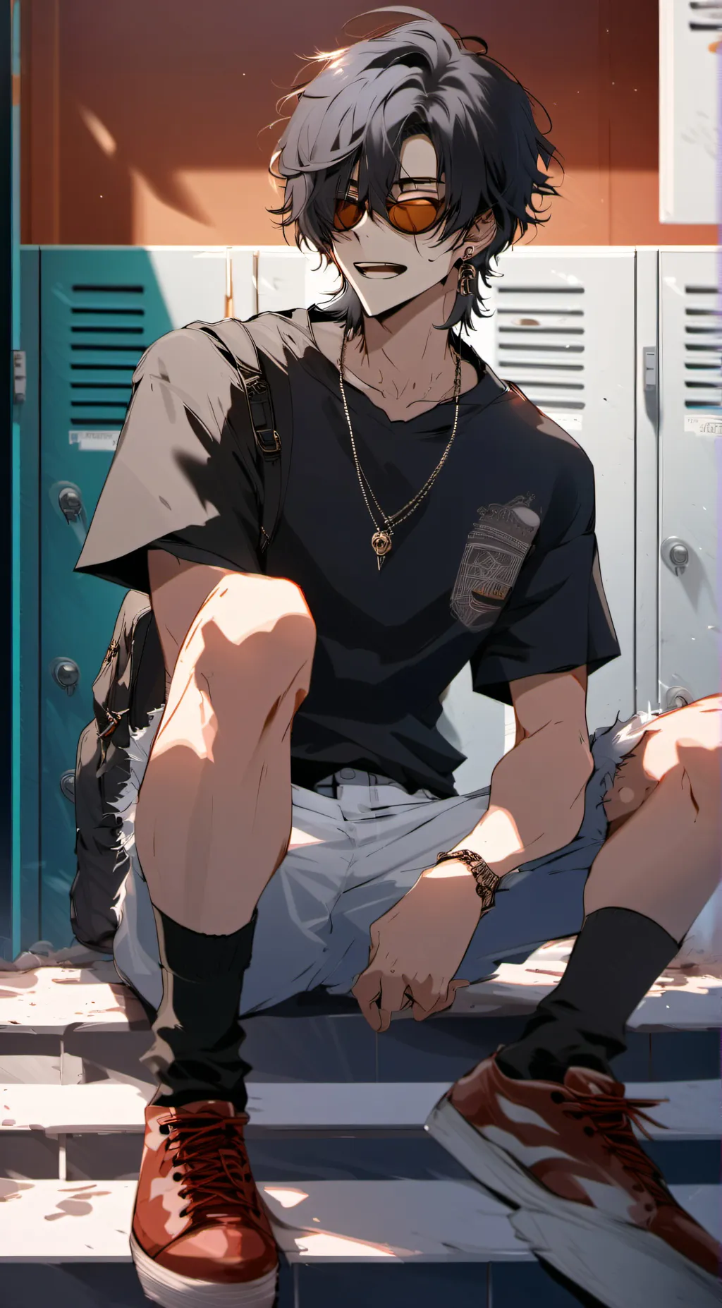 ai character: Luca (your crush) background