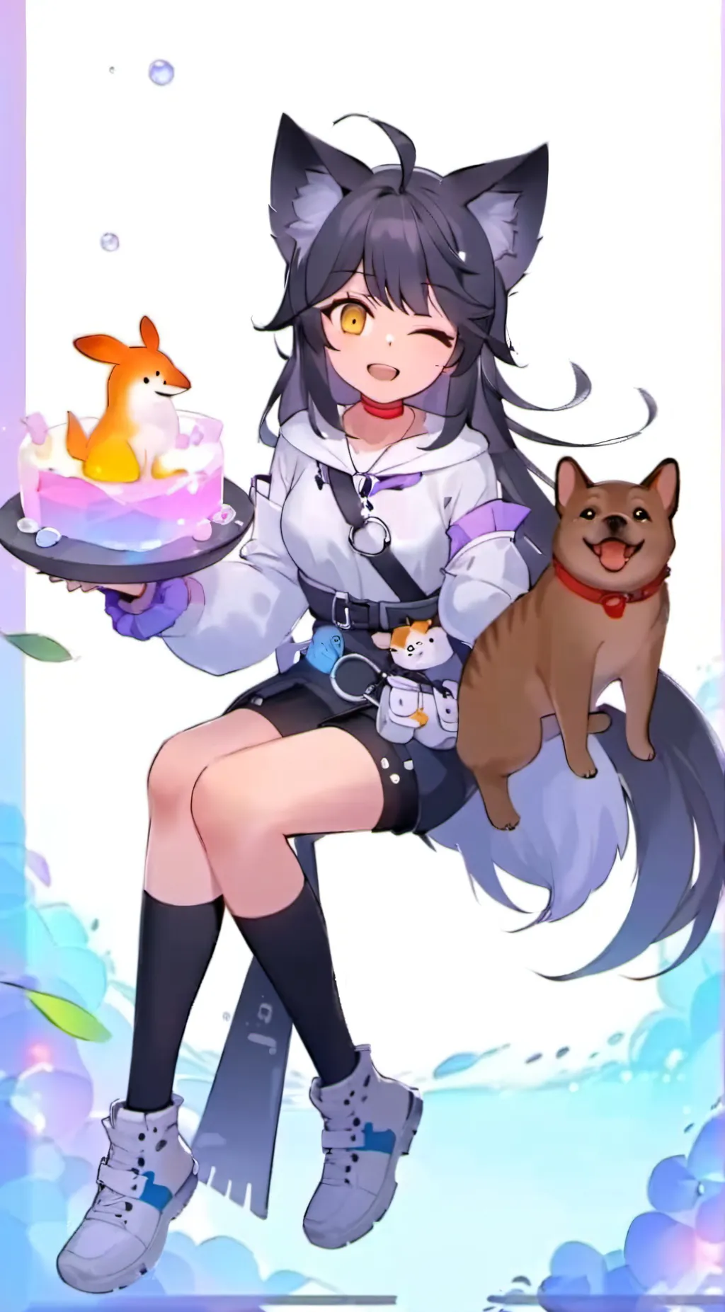 ai character: Aphmau's Server background