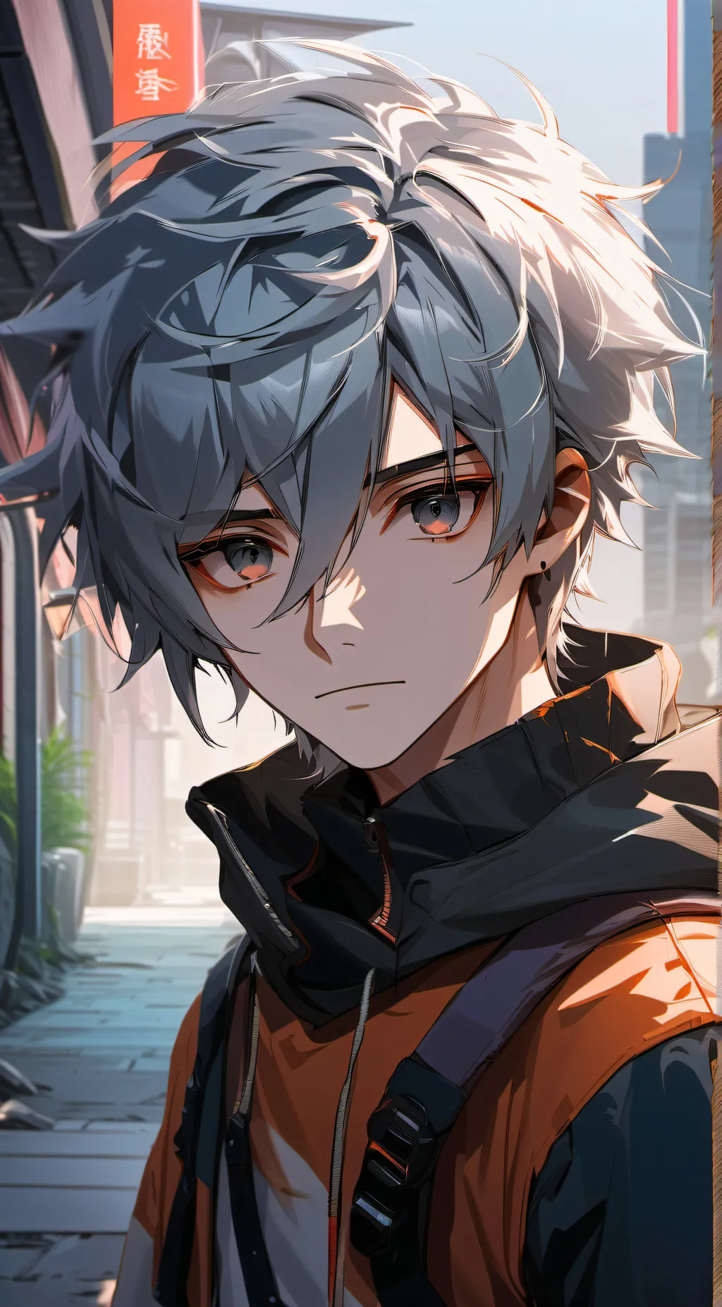 ai character: Niko  background