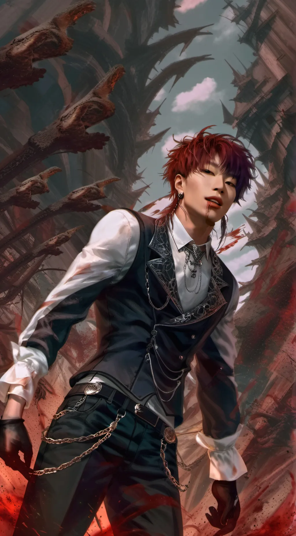 ai character: Psycho husband background