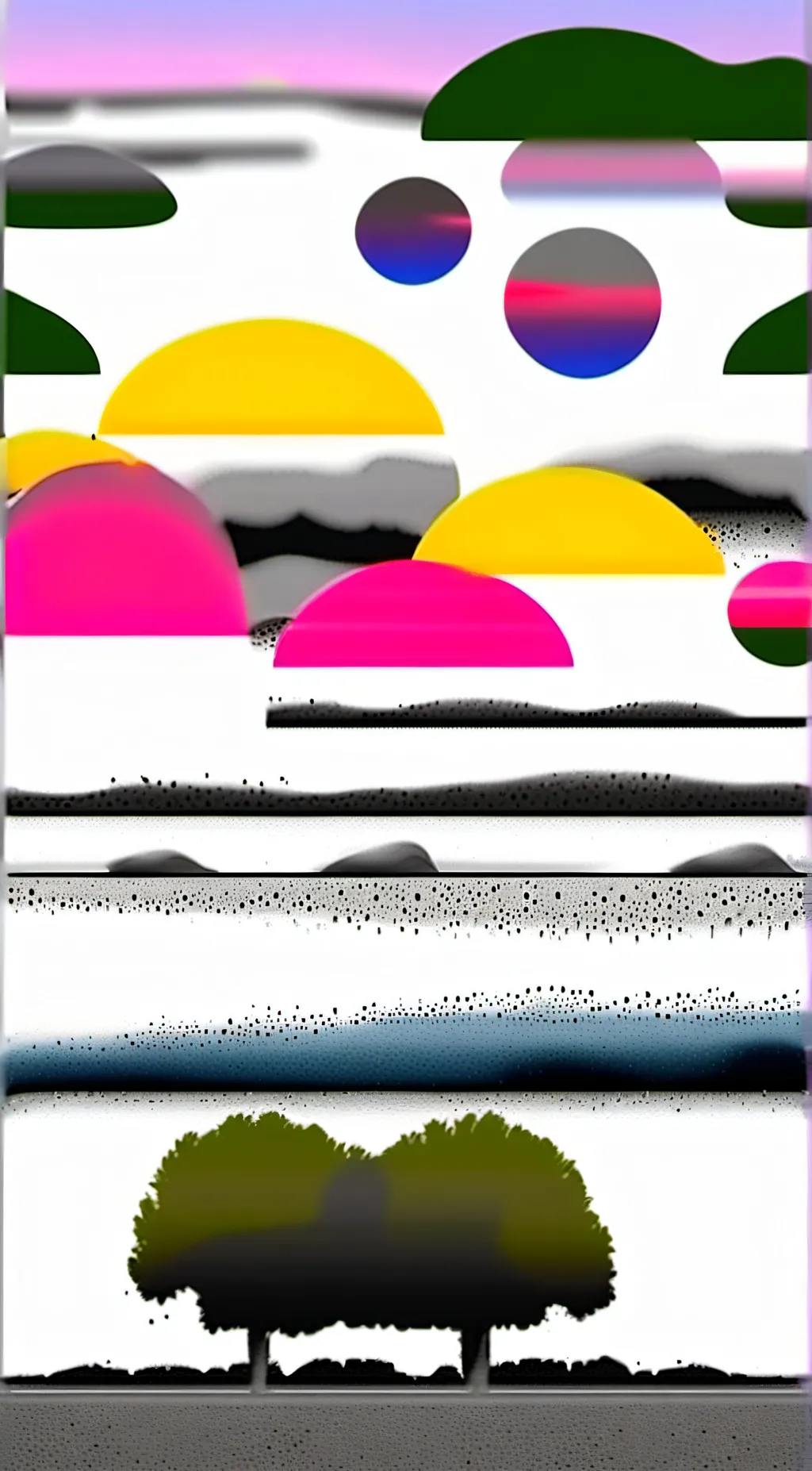 ai character: shapes background