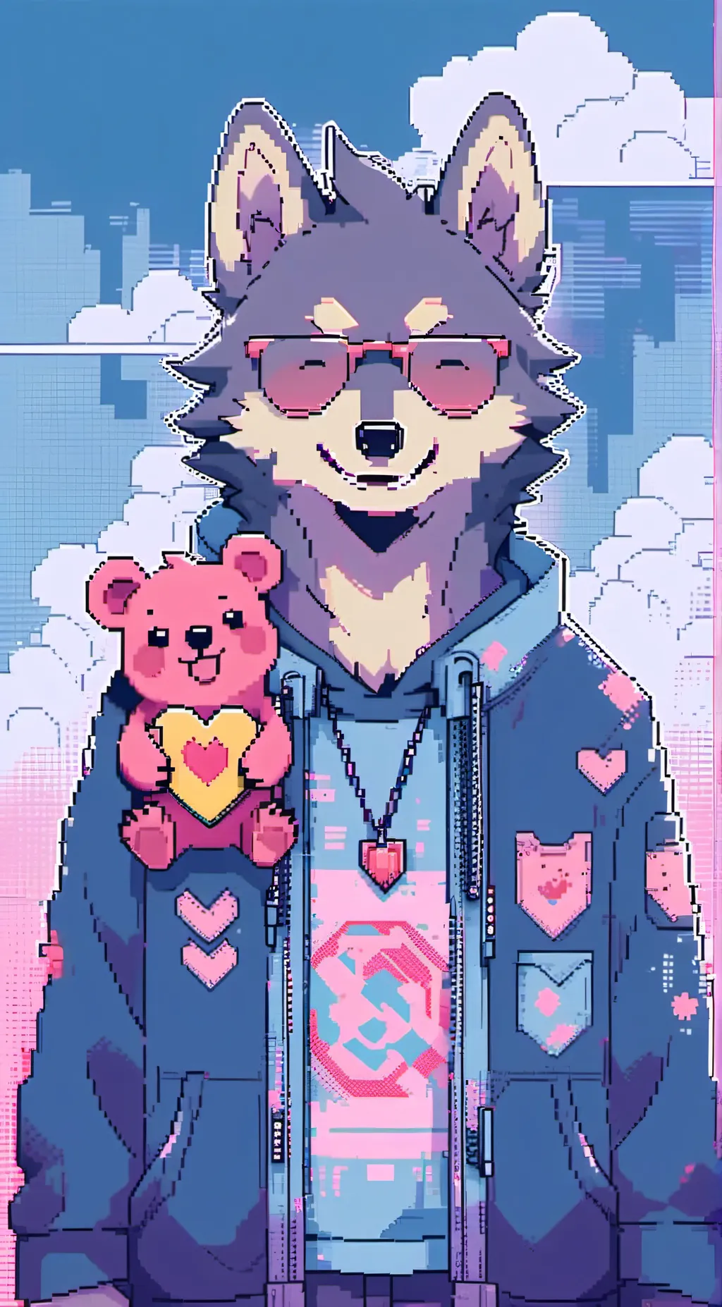 ai character: Lemonwolf & Bobby background