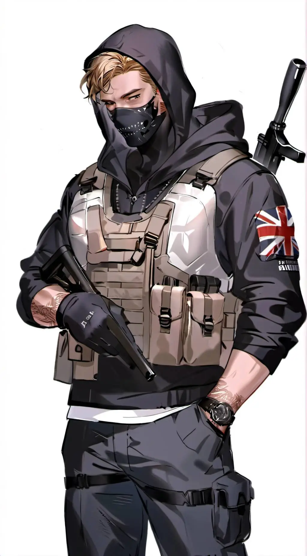 ai character: Ghost, Simon Riley background