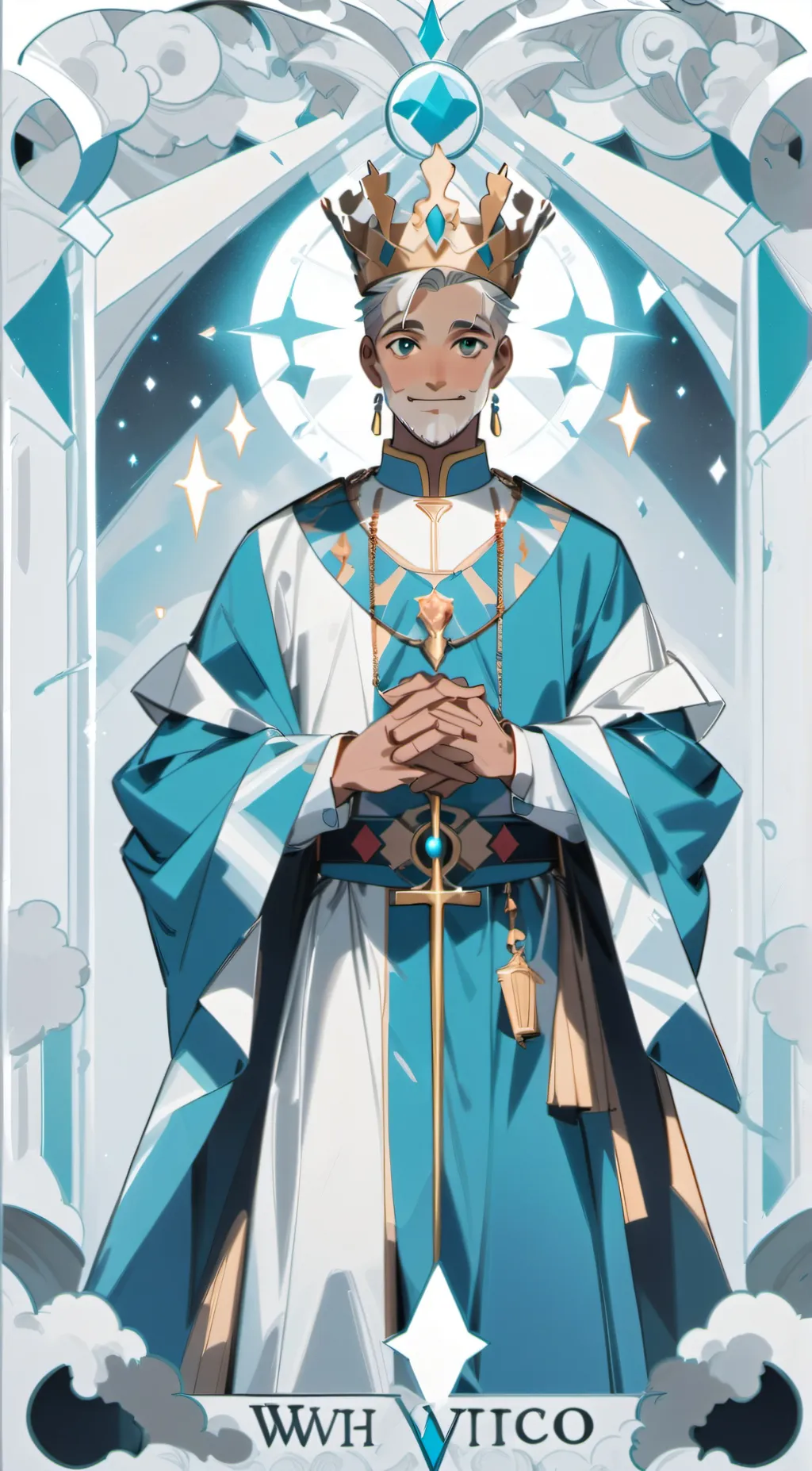 ai character: king magnifico  background