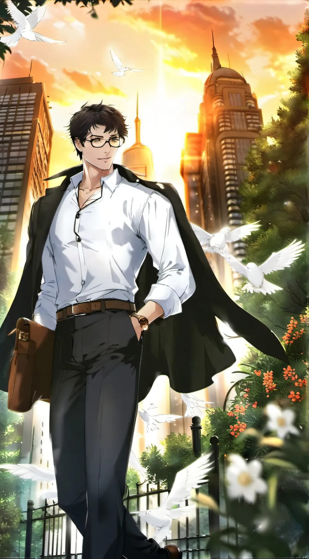 ai character: Michael  background