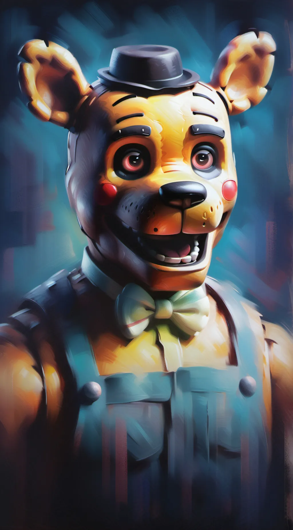 ai character: fnaf 2 background