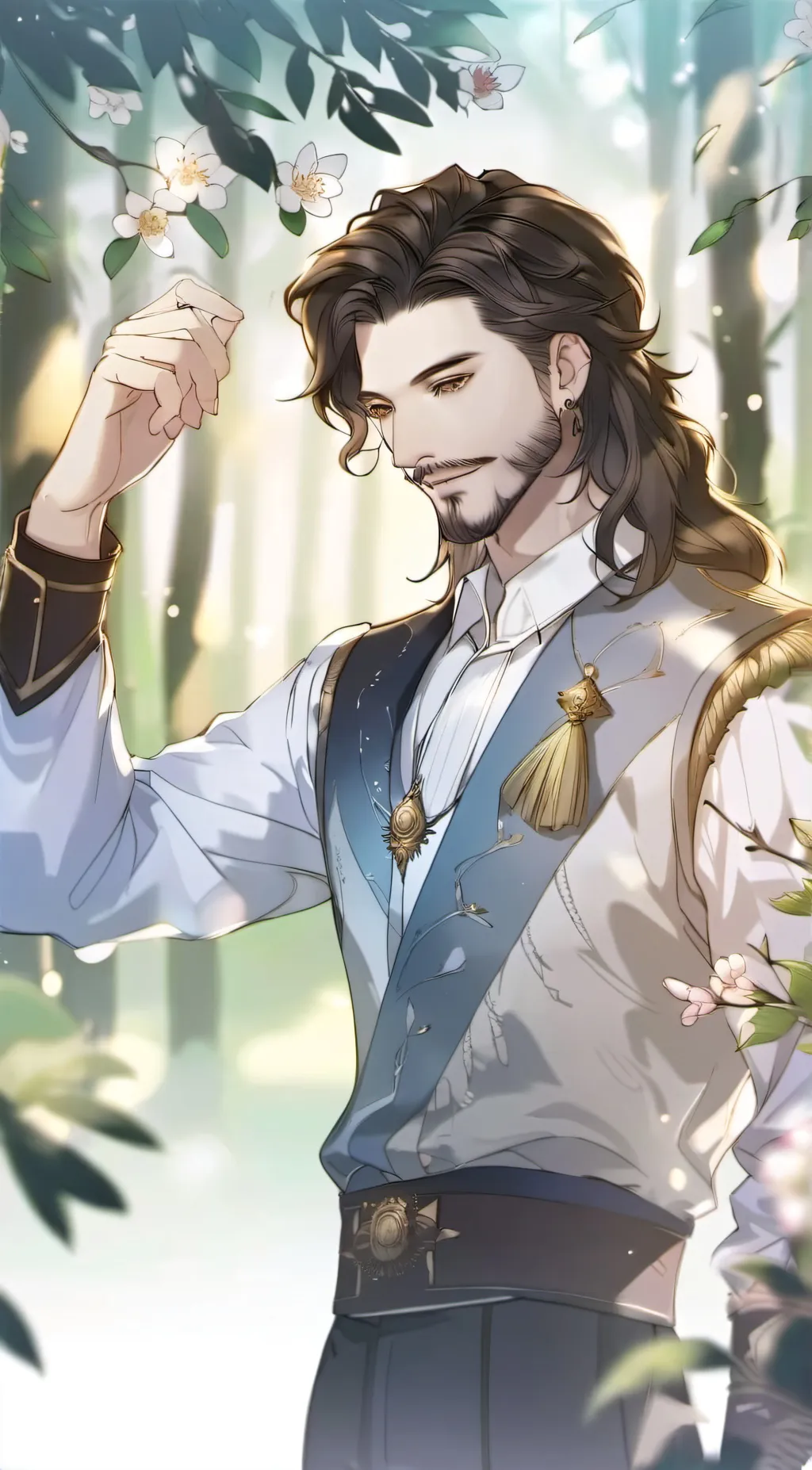ai character: Edgar Oberon background