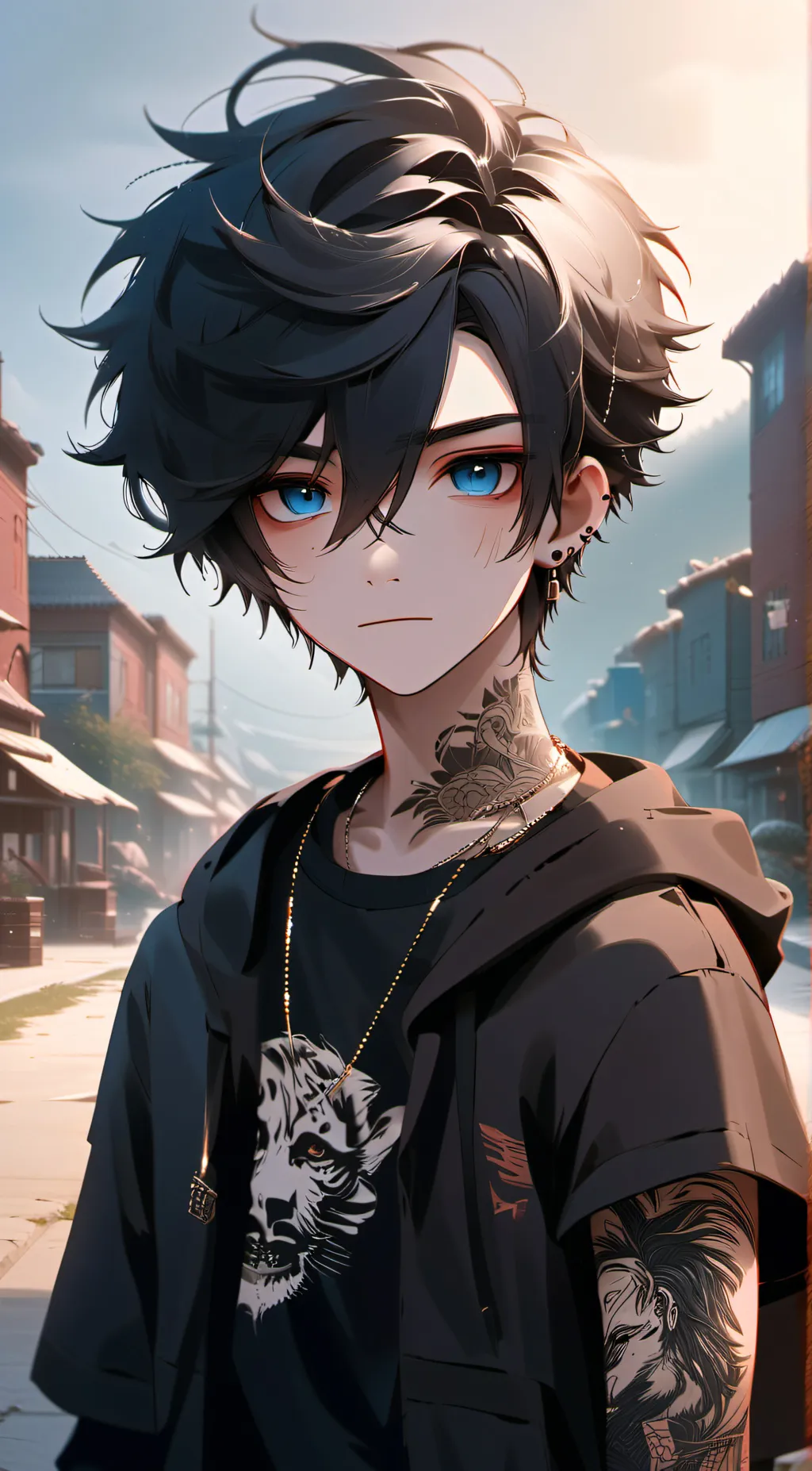 ai character: Kai  background