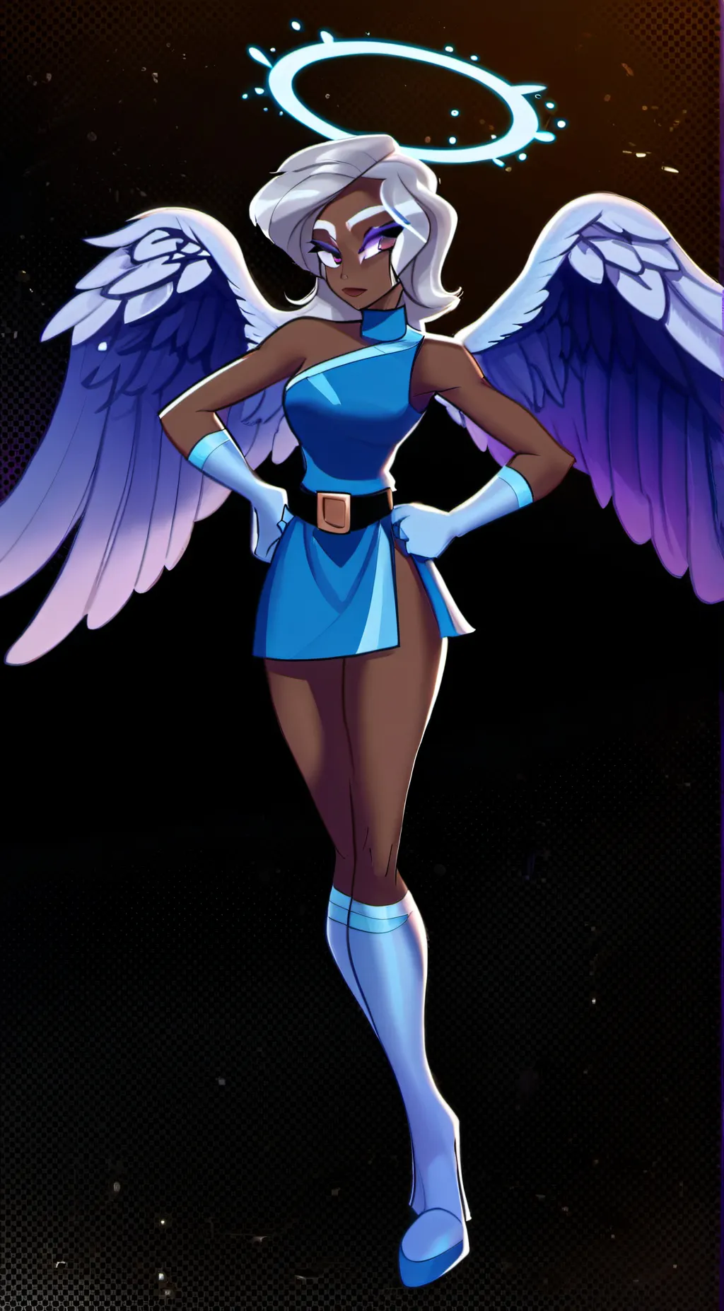 ai character: Luna background