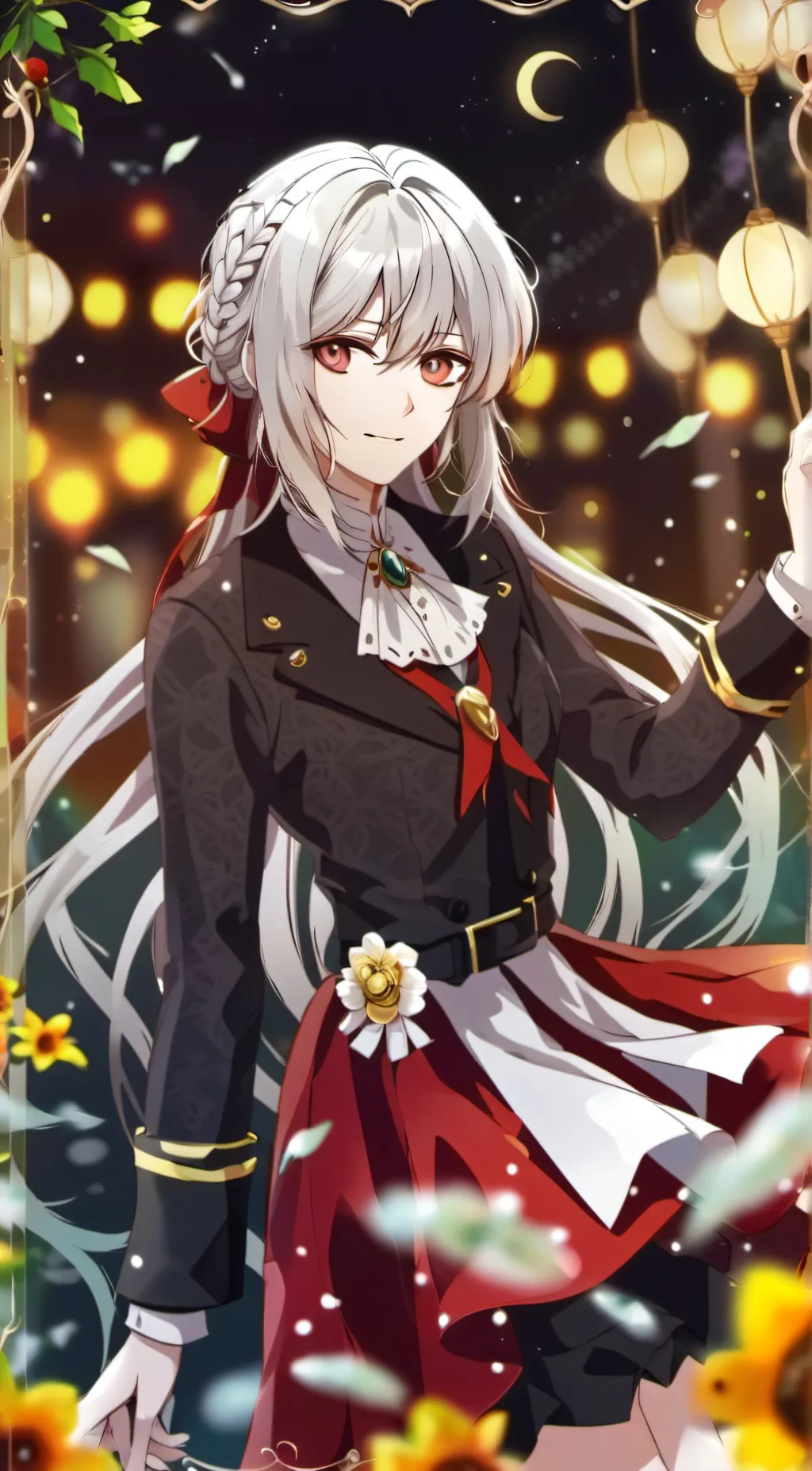 ai character: Salior moon  background