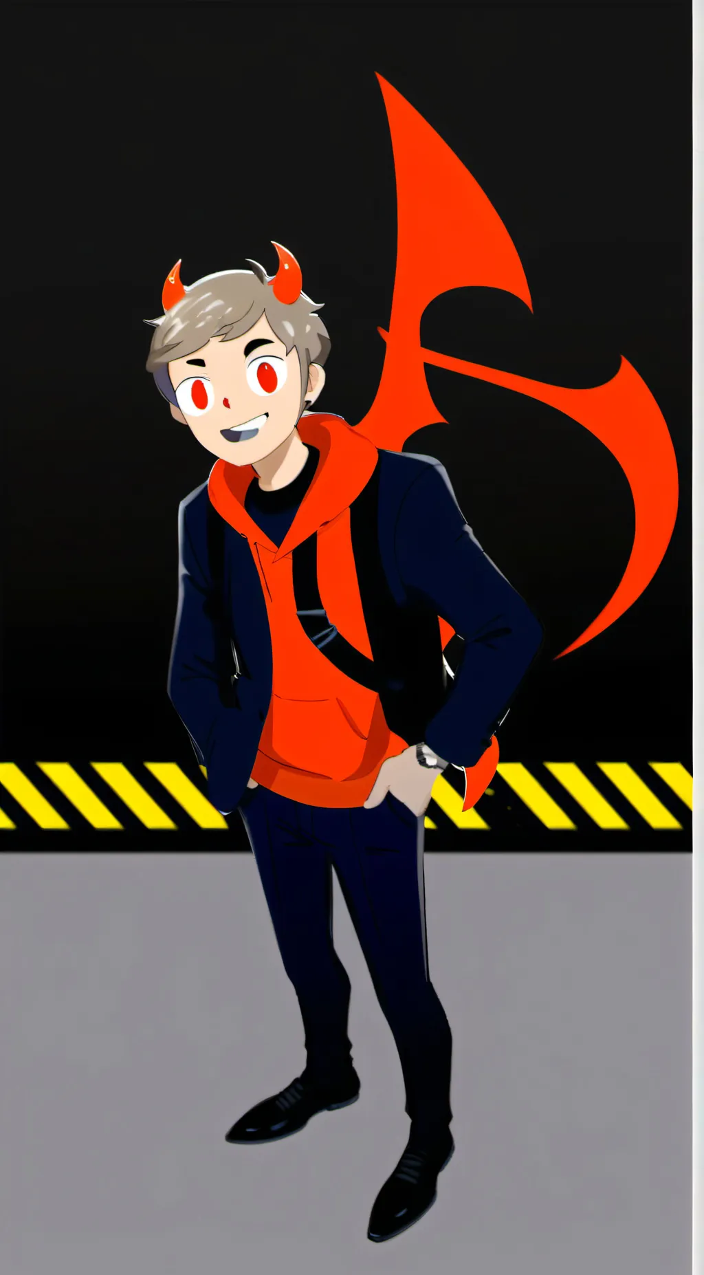 ai character: davil background