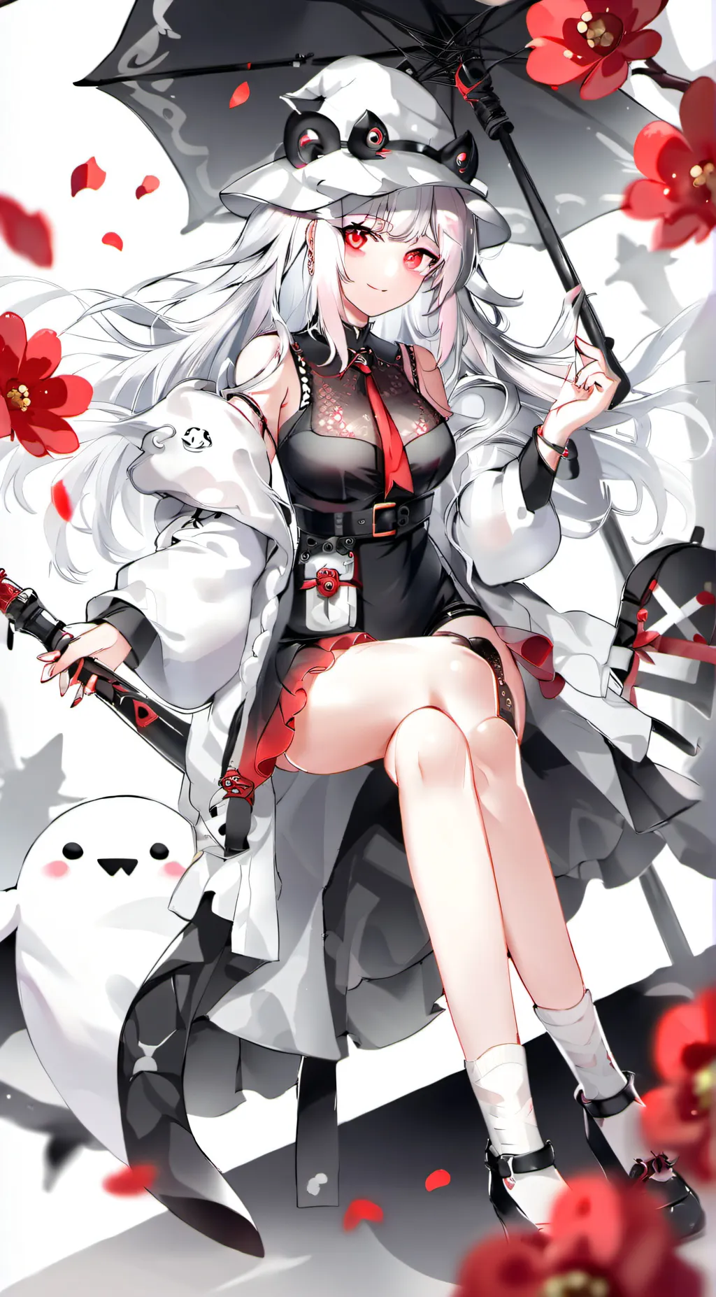 ai character: ghost queen background