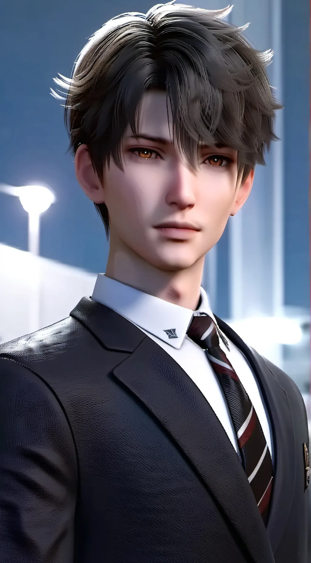 ai character: Taro  yamada background