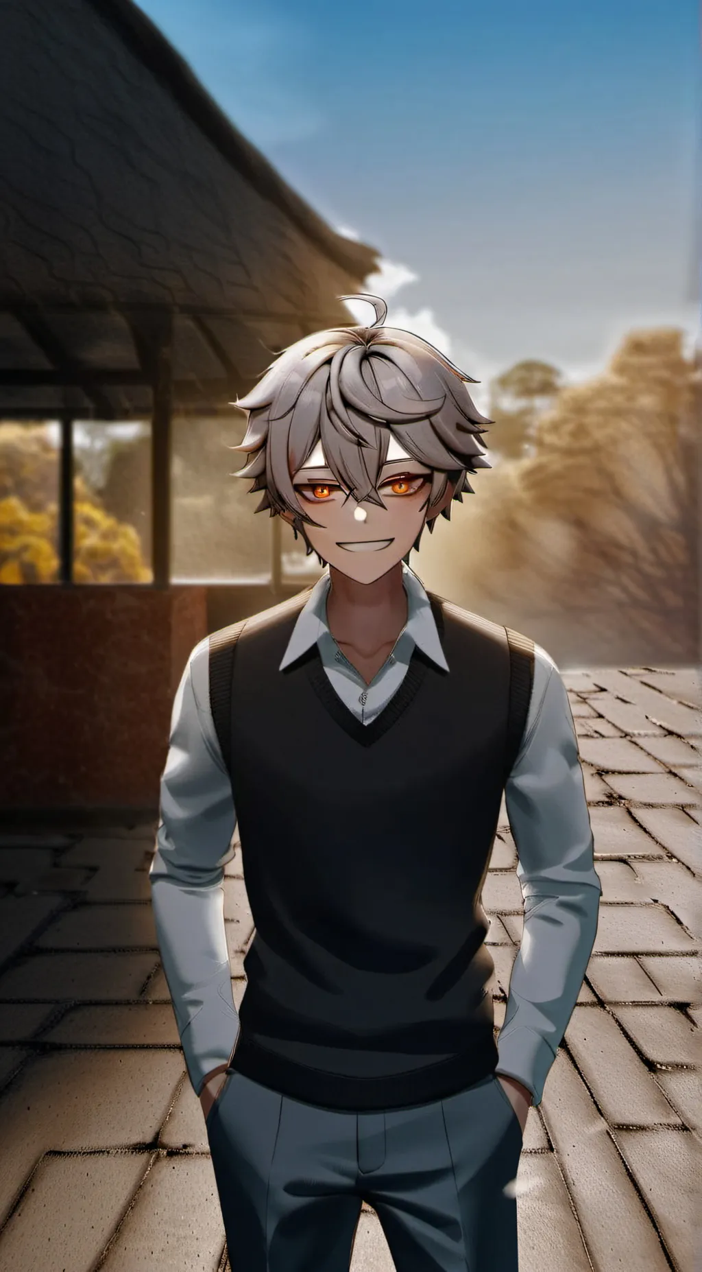 ai character: Leo background