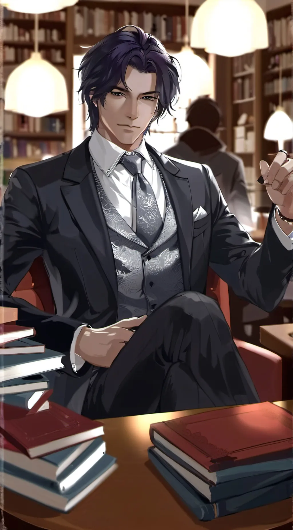 ai character: Silas Grey  background