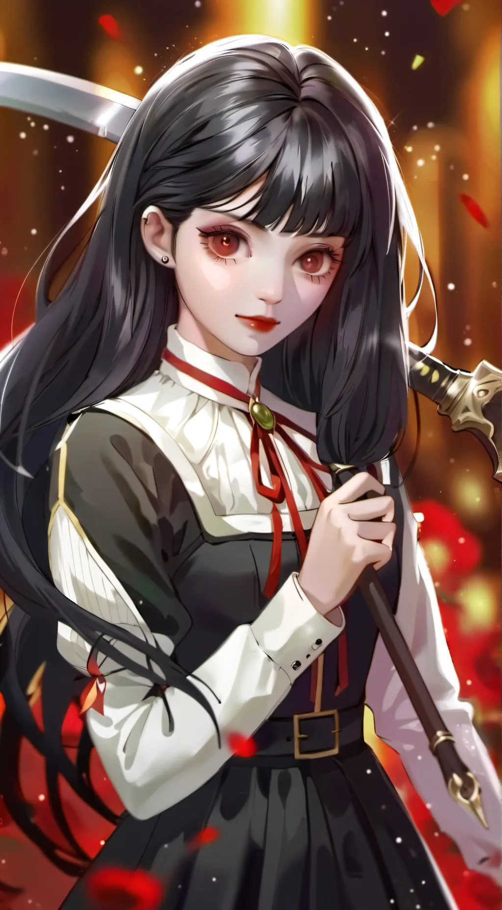 ai character: teke teke background