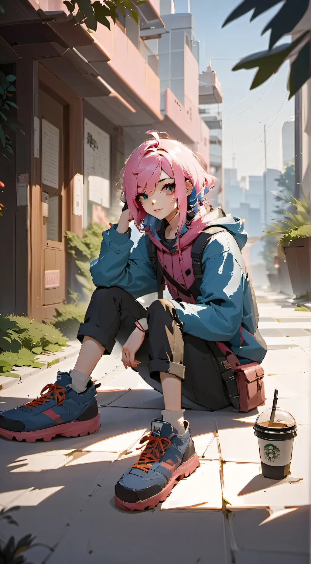 ai character: vicky background