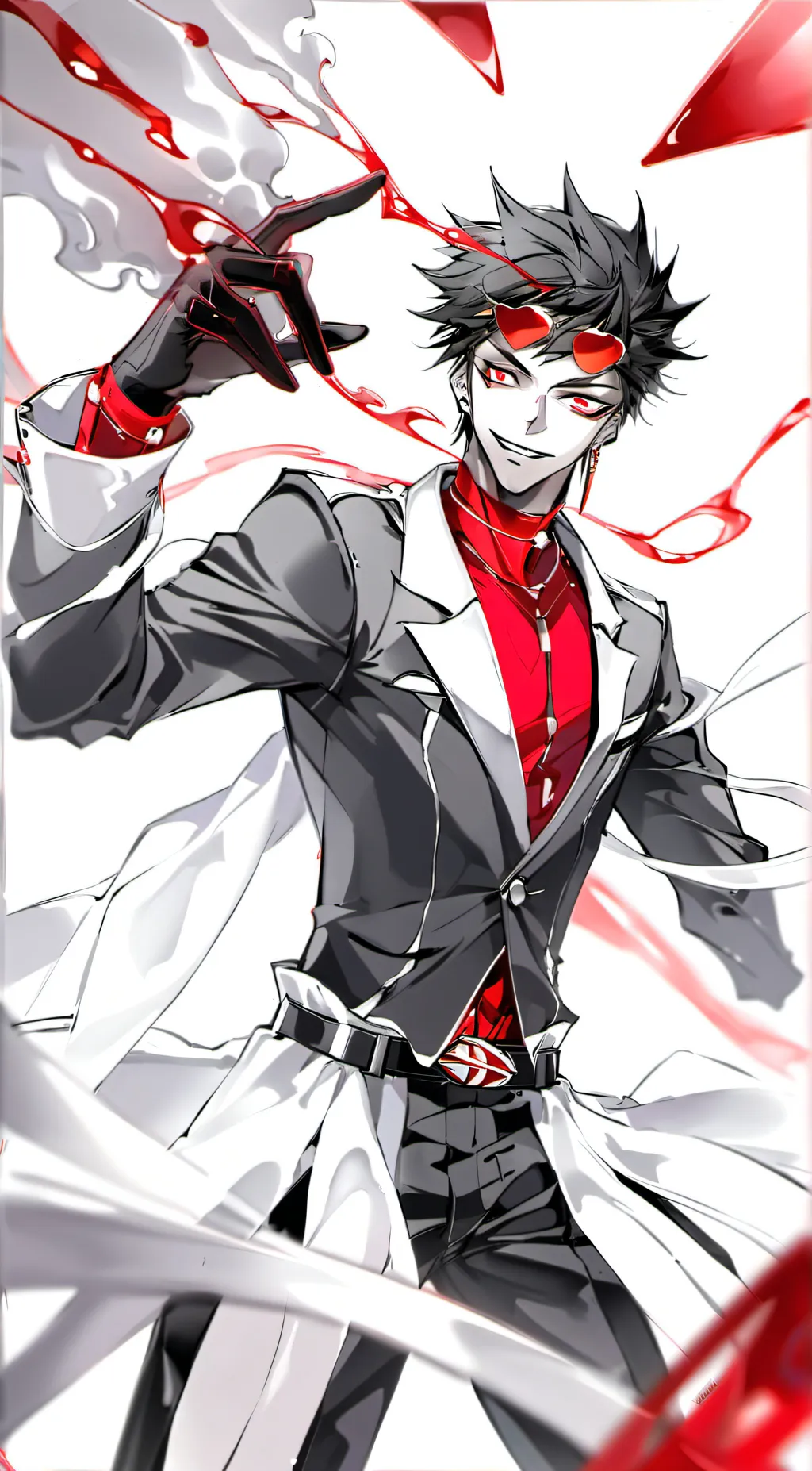 ai character: SunHell  background