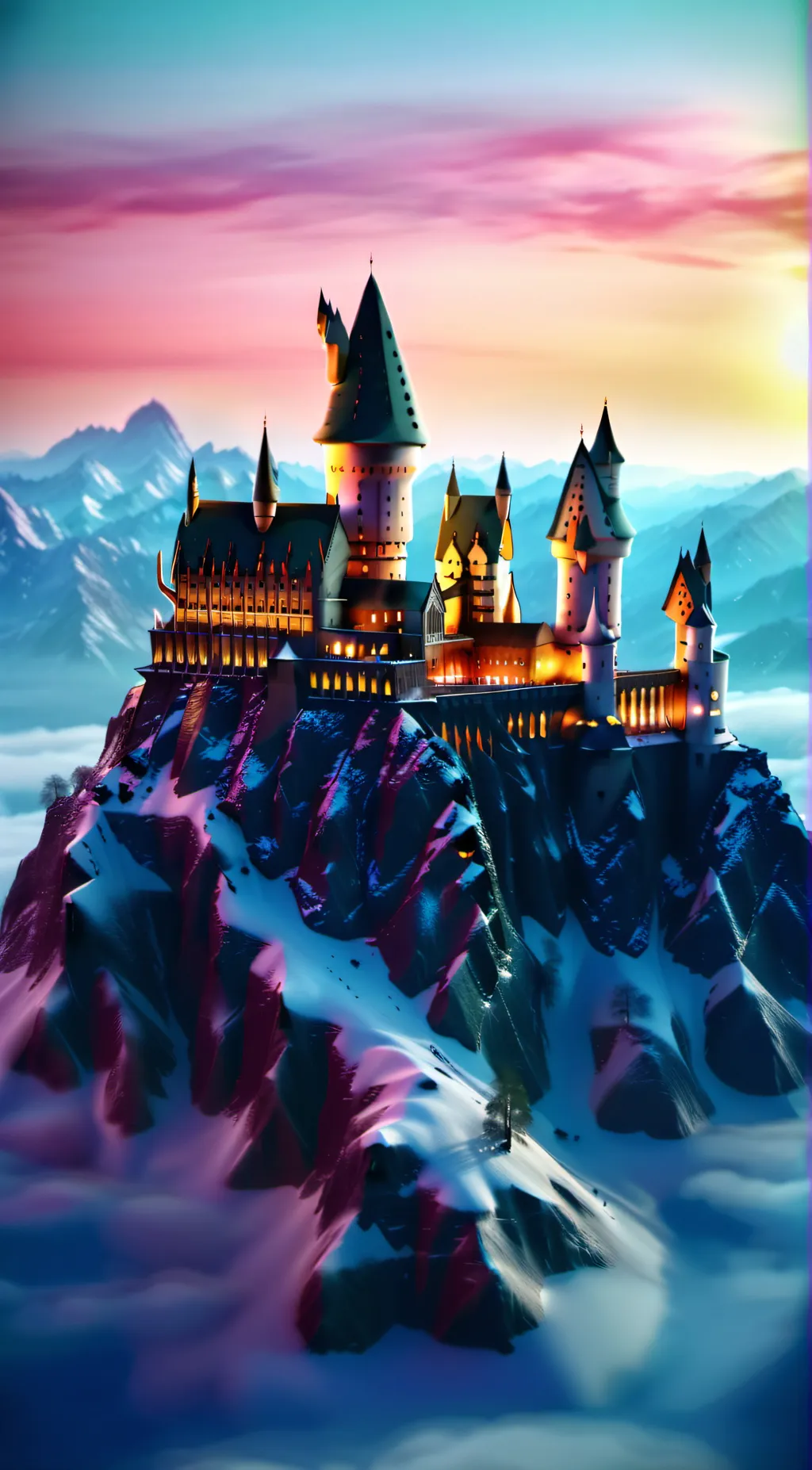 ai character: Hogwarts  background