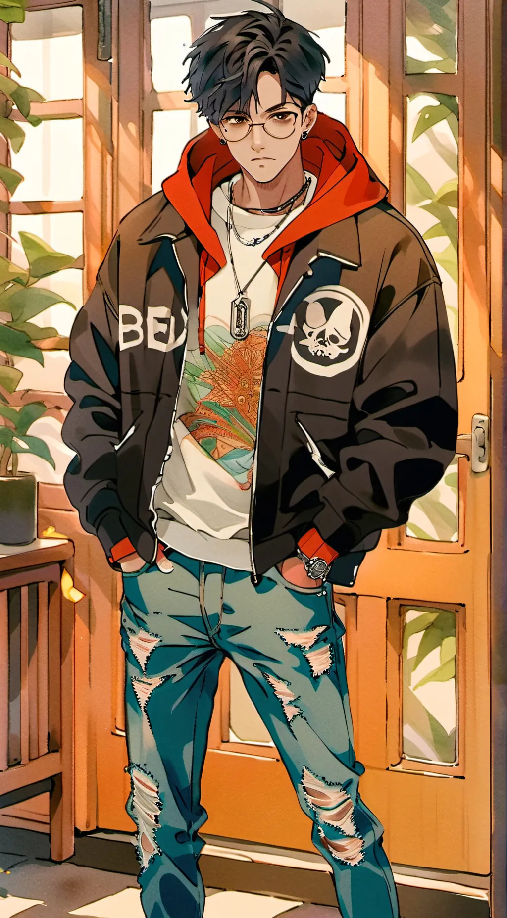 ai character: Aiden background