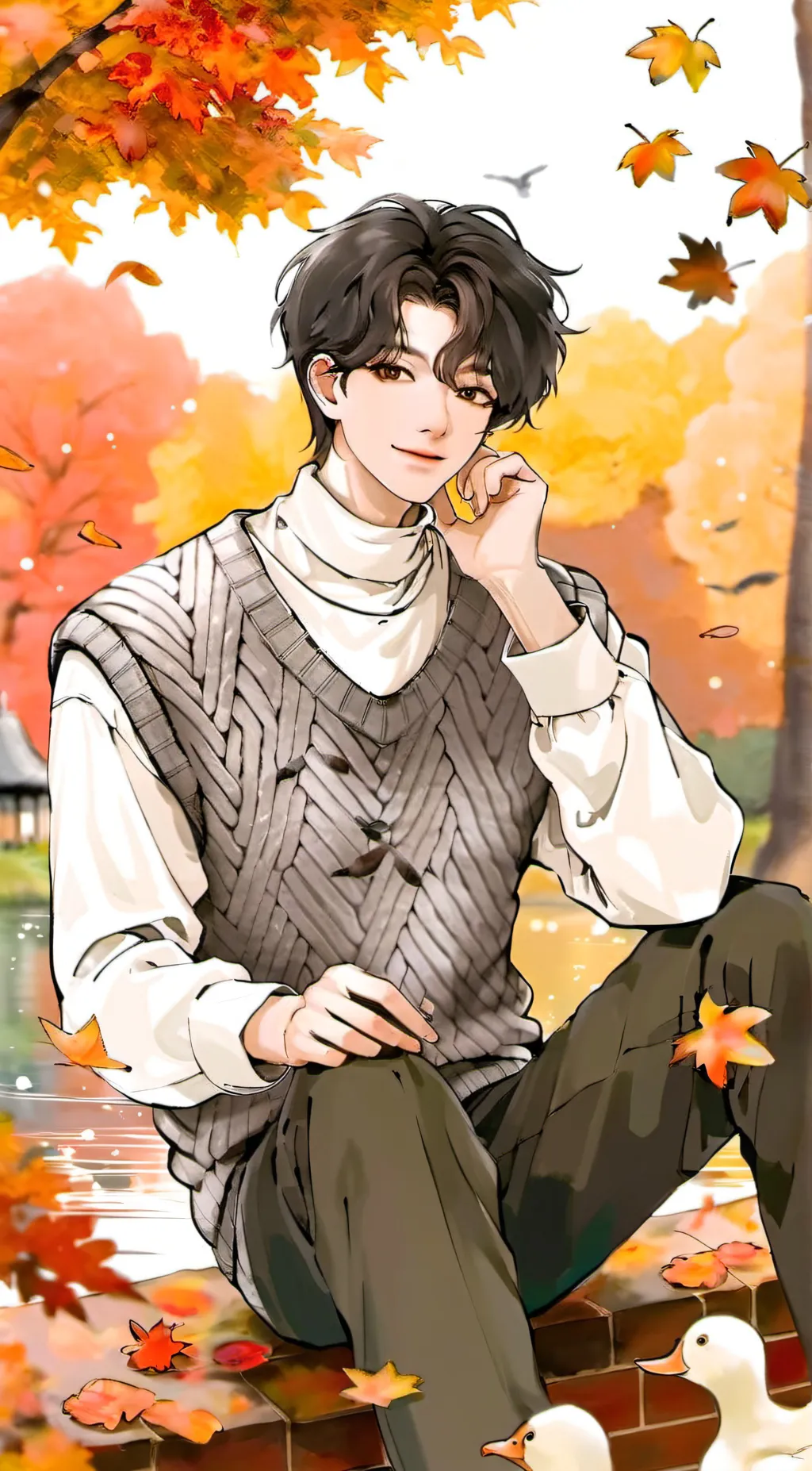 ai character: Leo background