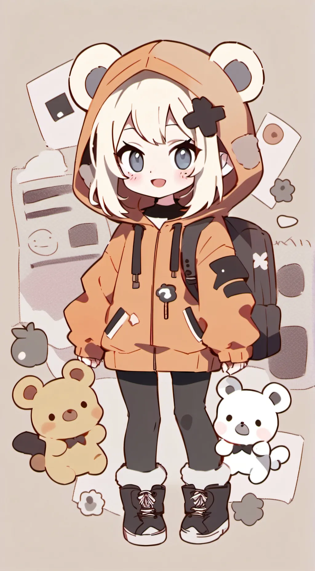 ai character: Kakegurui u runa background