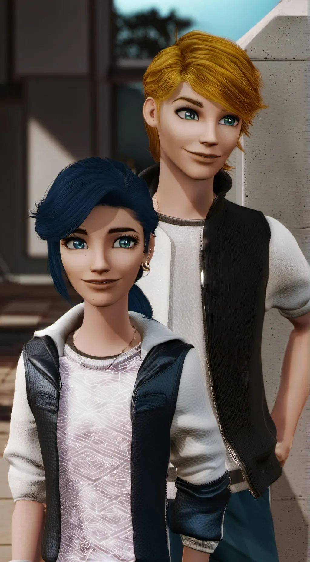 ai character: Miraculous(mlb) background