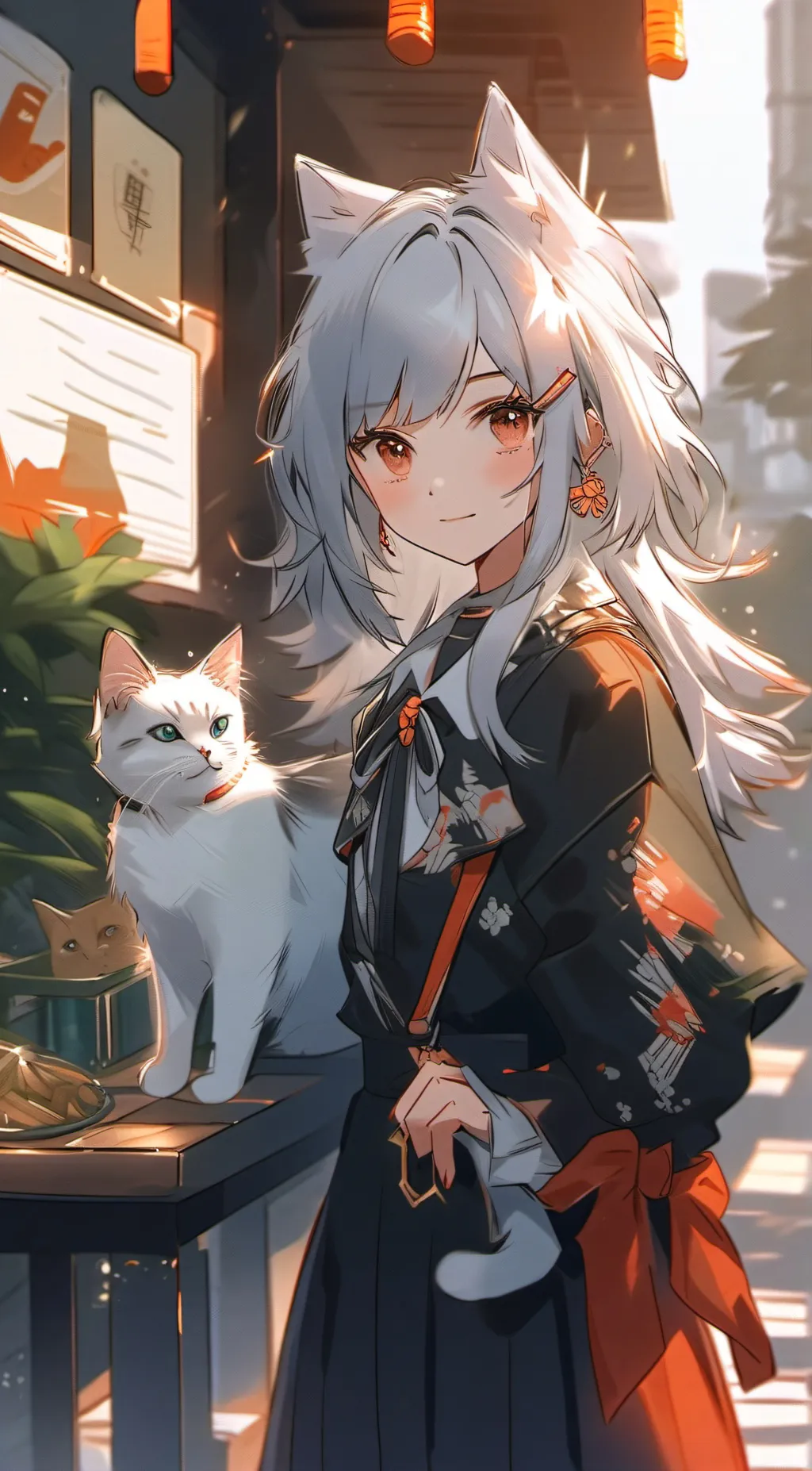 ai character: katlind background
