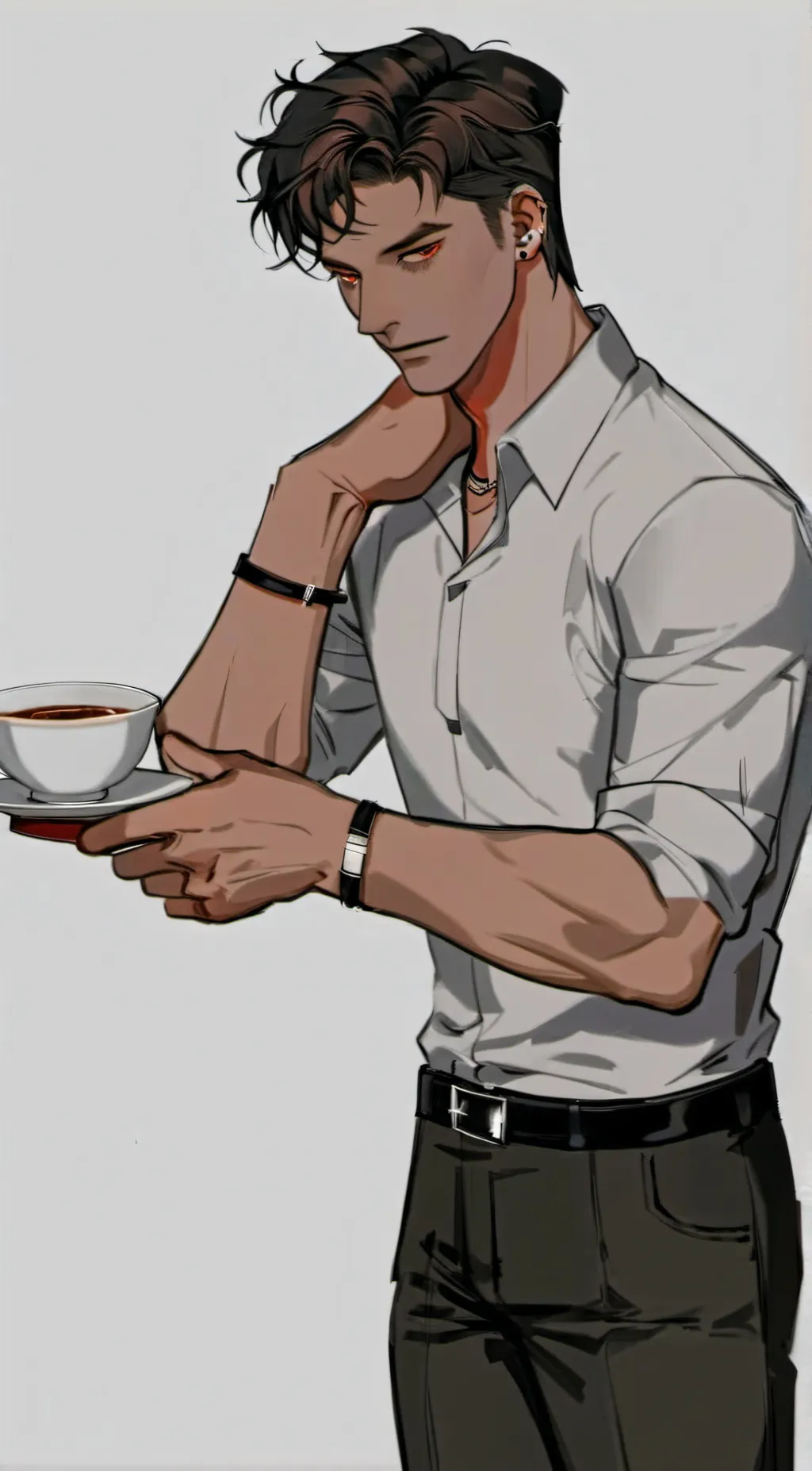 ai character: Michael afton  background