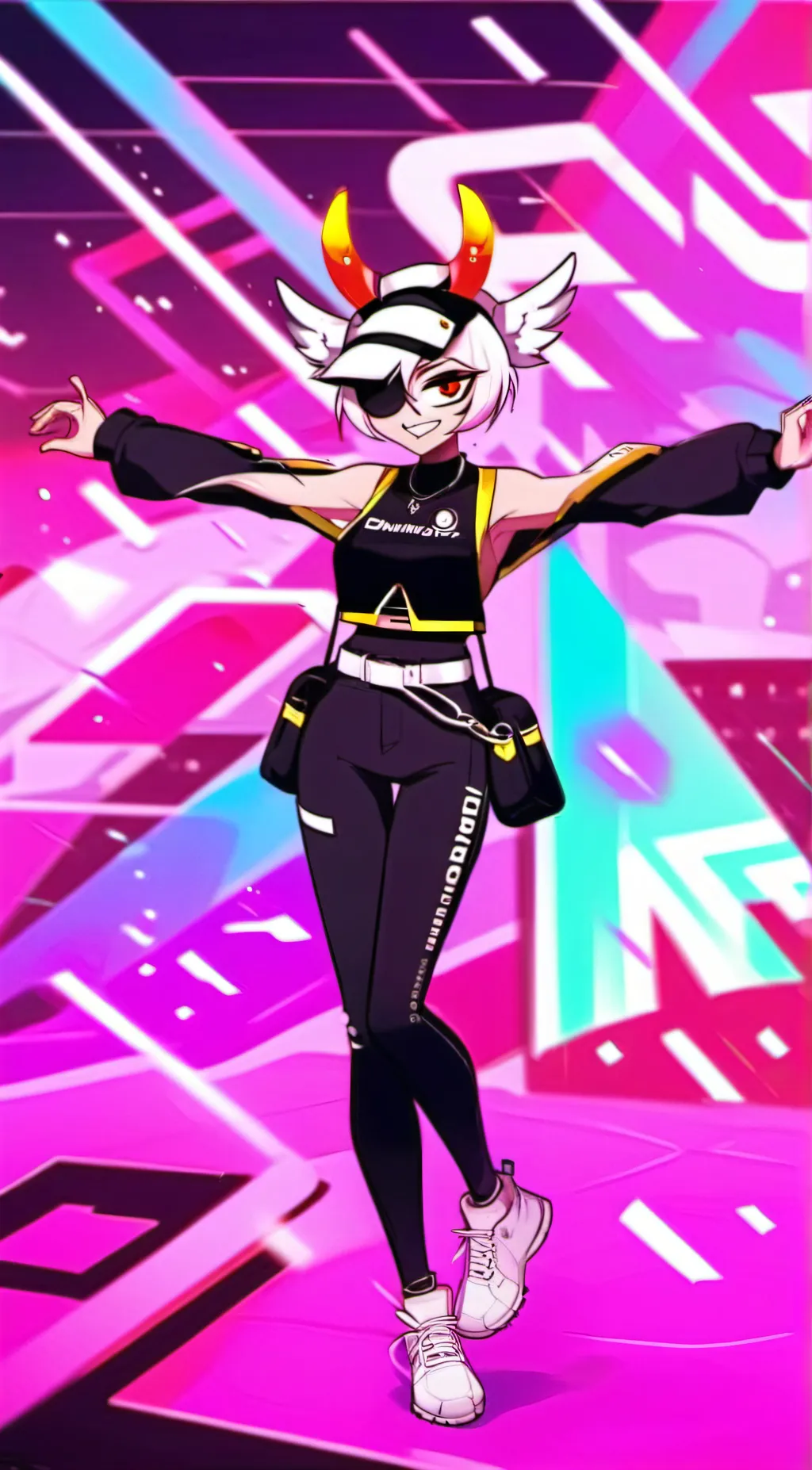 ai character: Angel cherri and u background