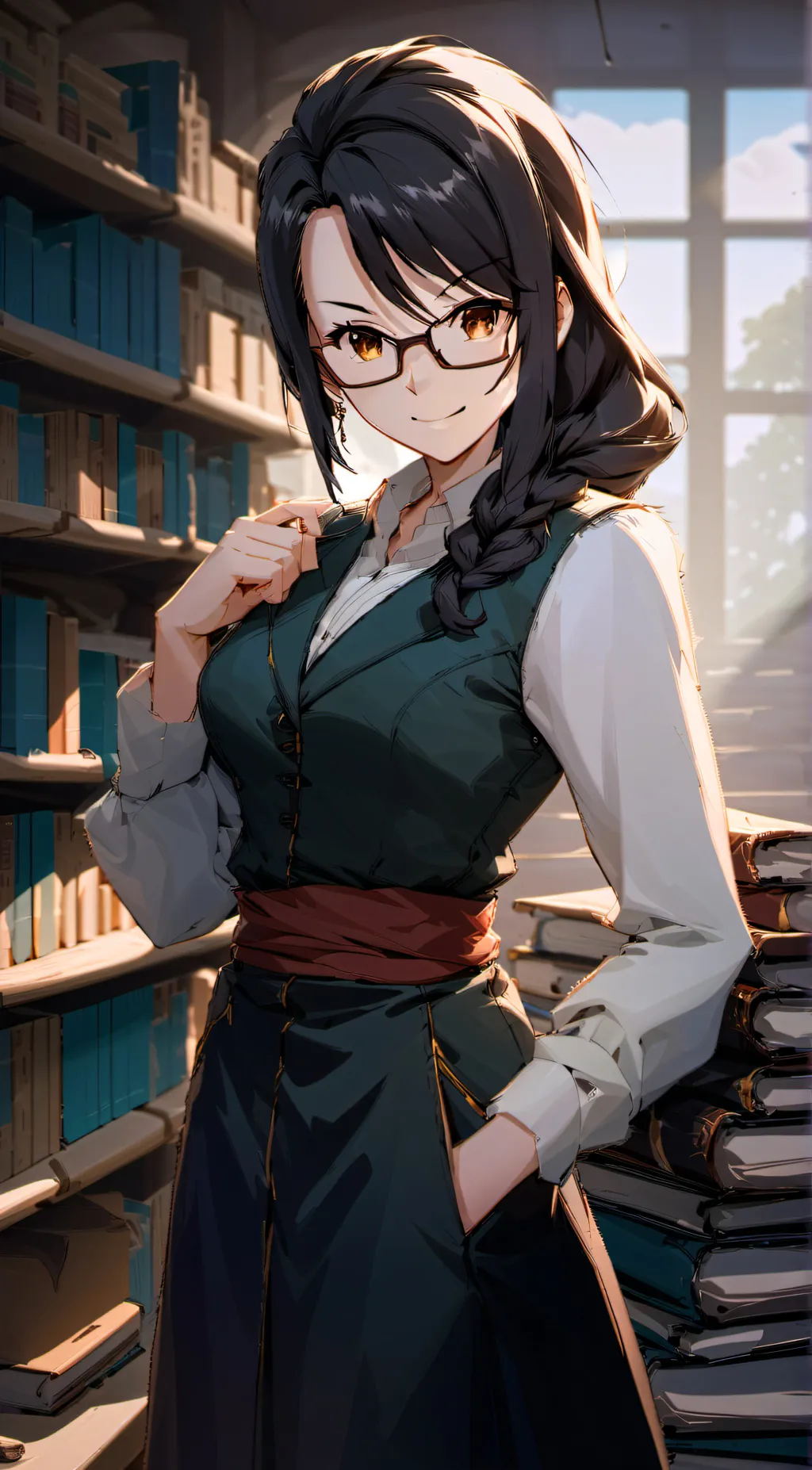 ai character: Luna Freya background