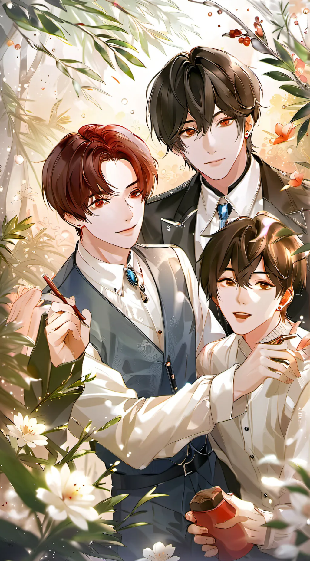 ai character: BTS background