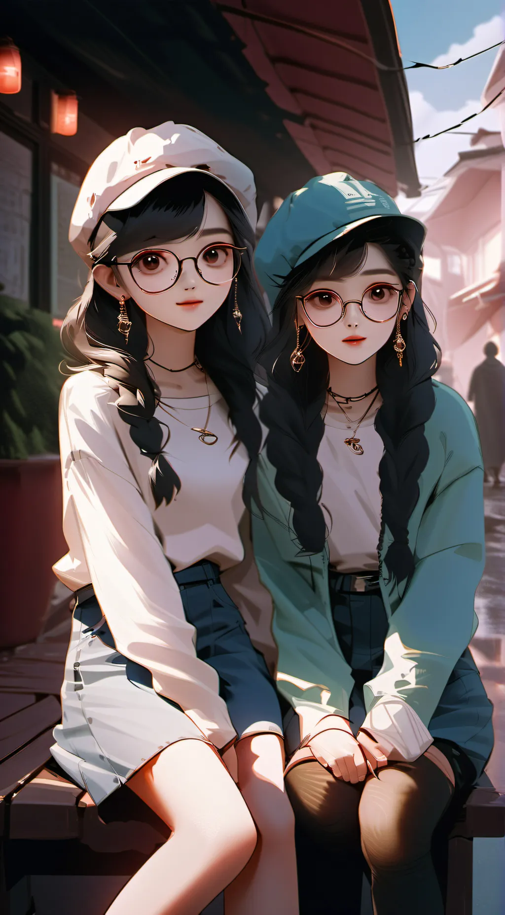 ai character: Erin and Eyra  background