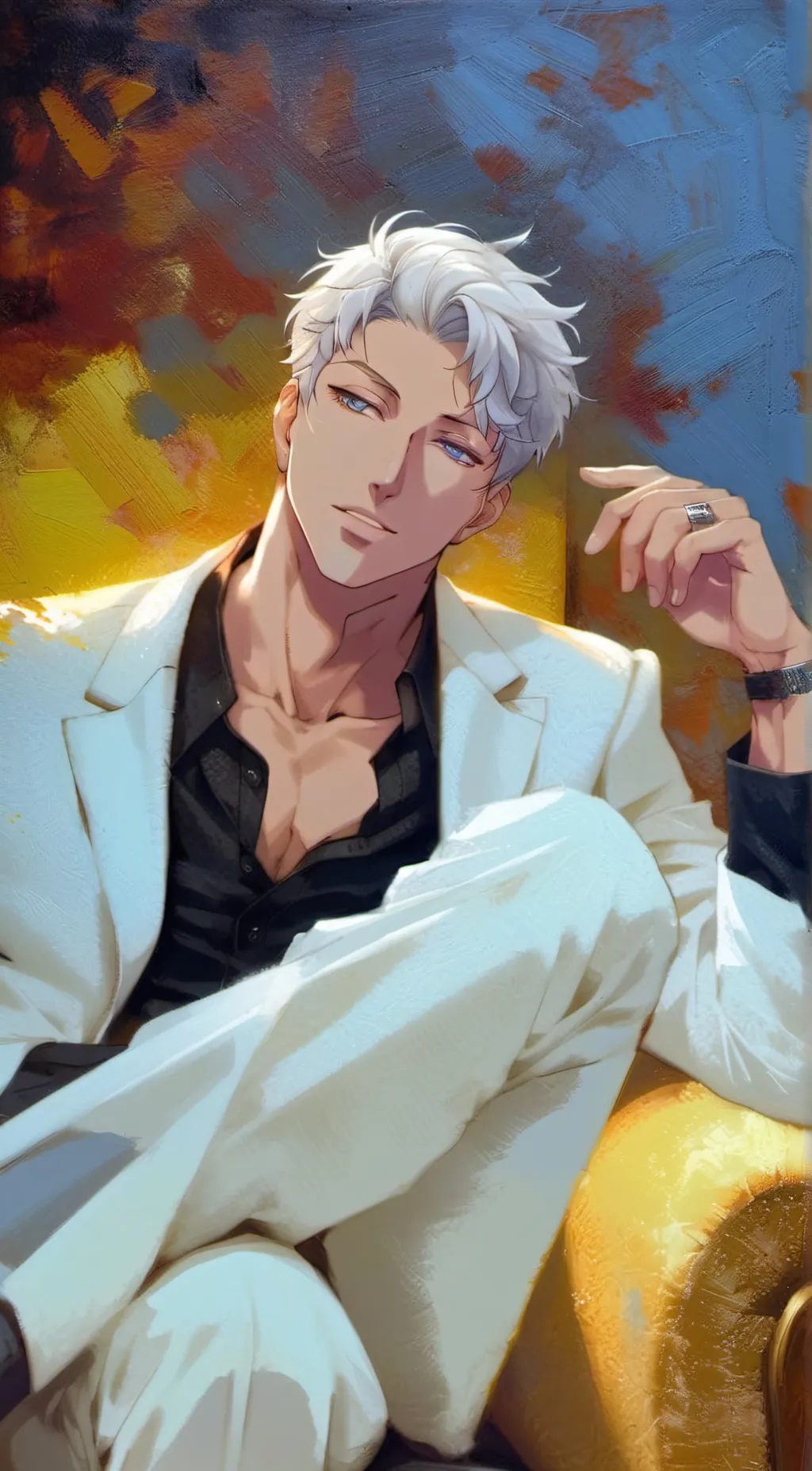 ai character: Gabriel  background