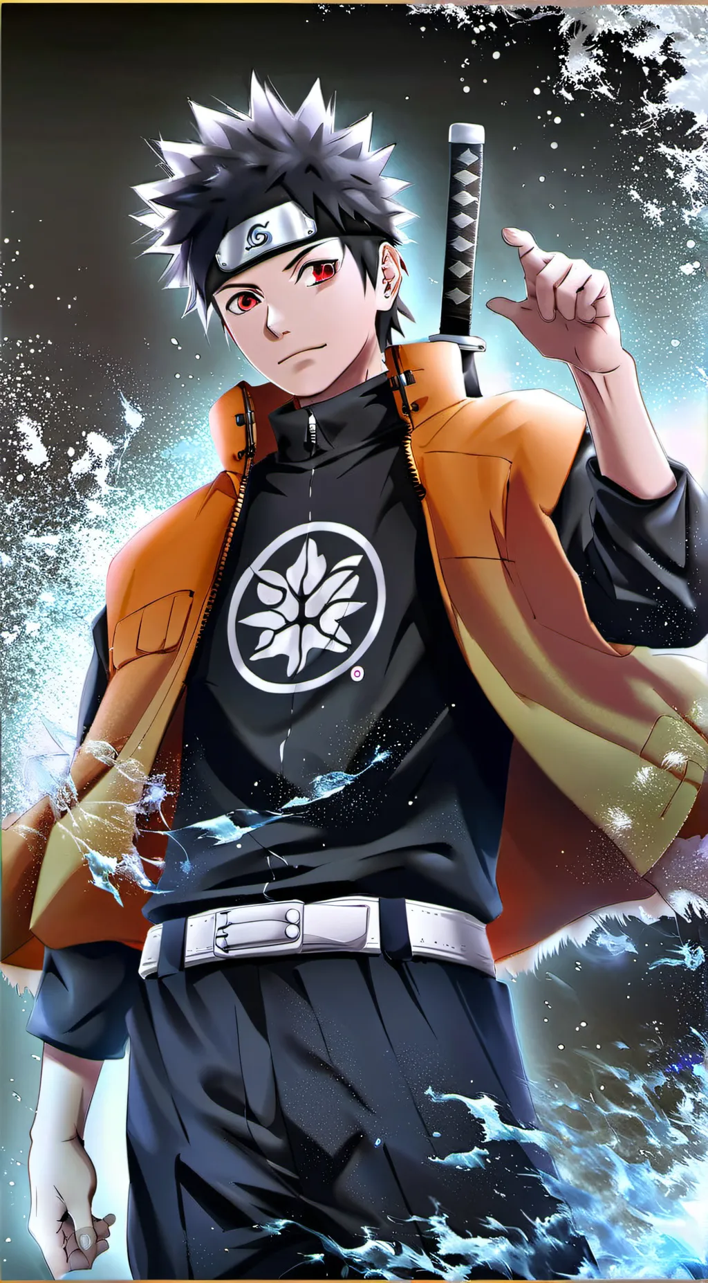 ai character: Obito Uchiha  background