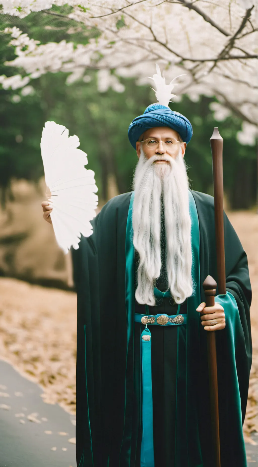 ai character: wise man background