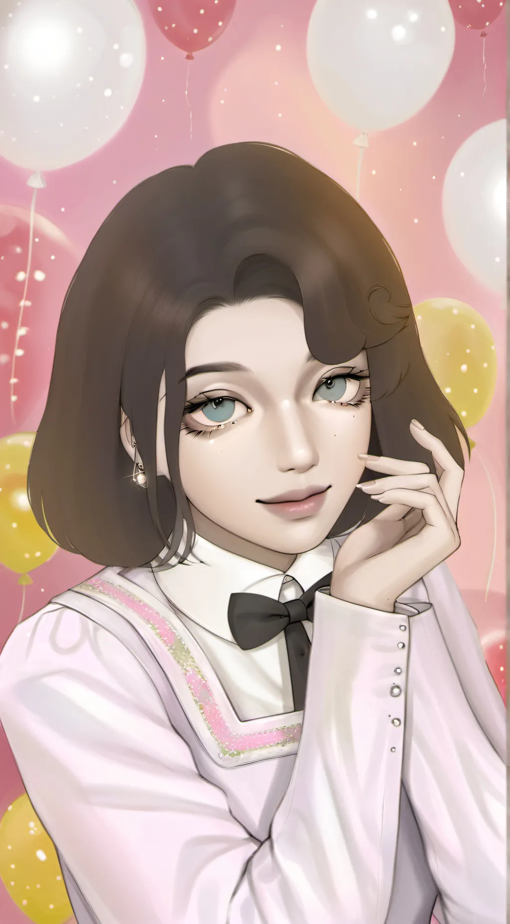 ai character: hazel background