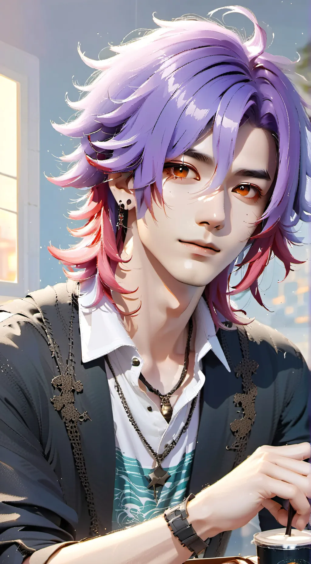 ai character: Orion background