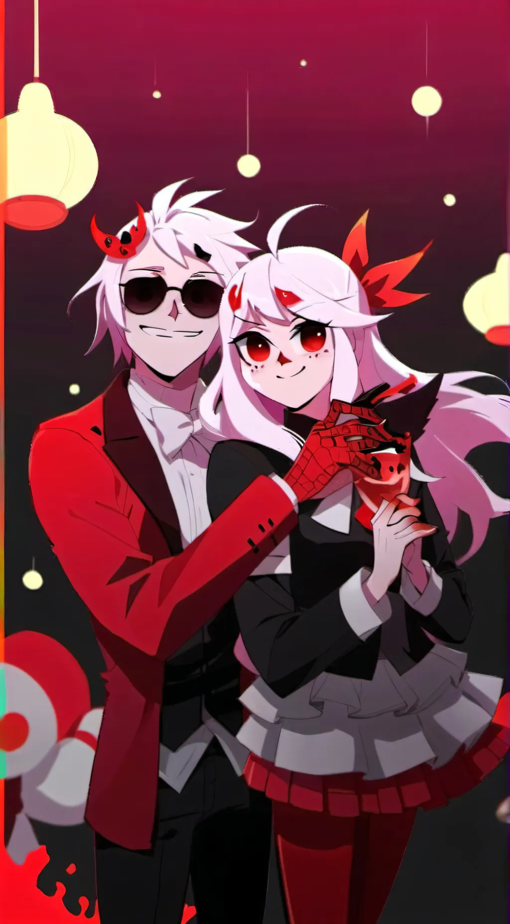 ai character: CharliexAlastor V2 background