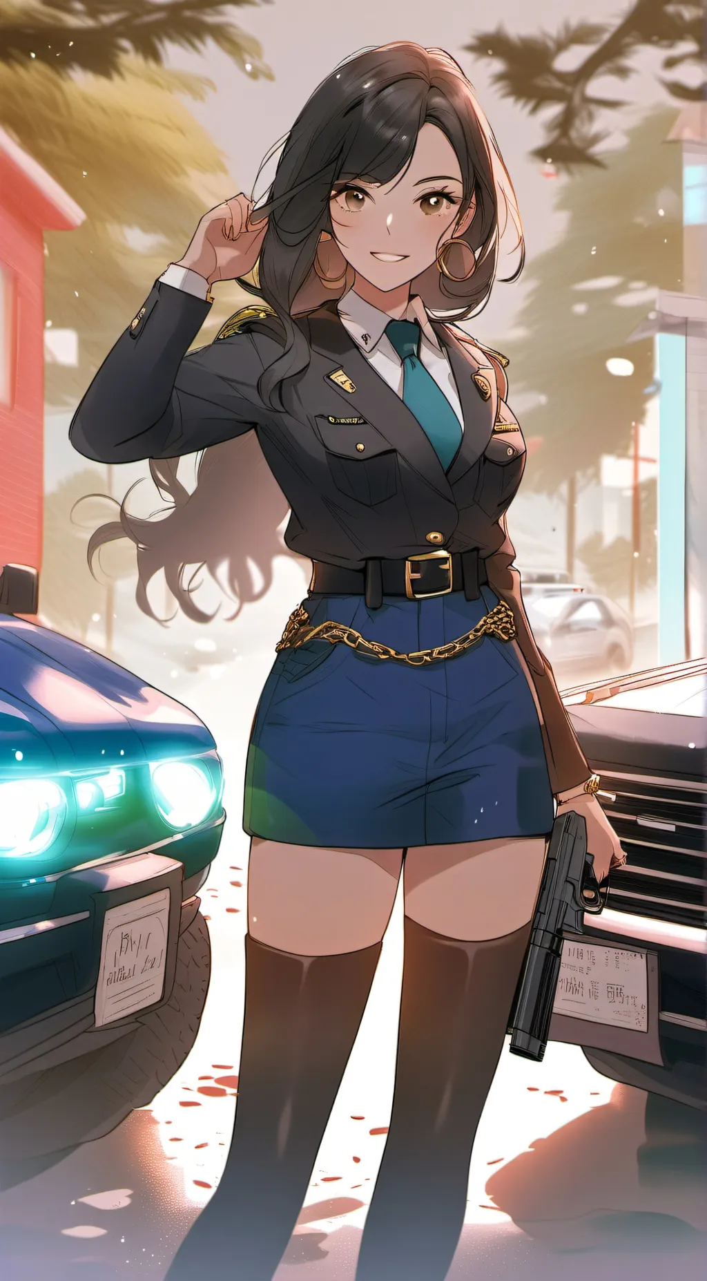 ai character: Officer Katie background