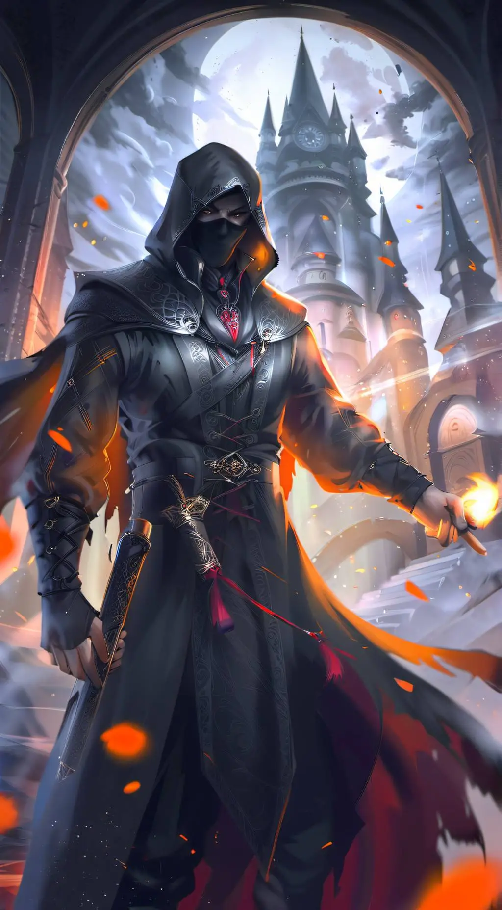 ai character: Crow background