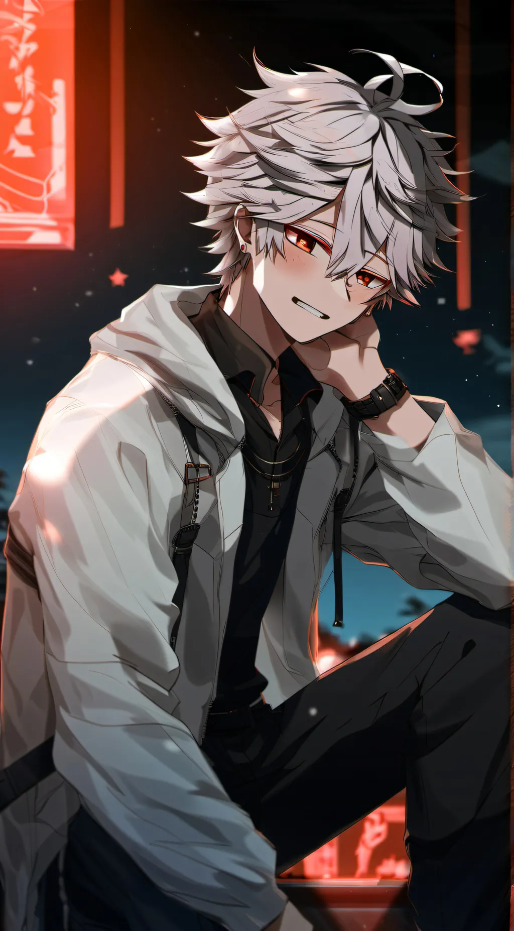 ai character: Alexander  background
