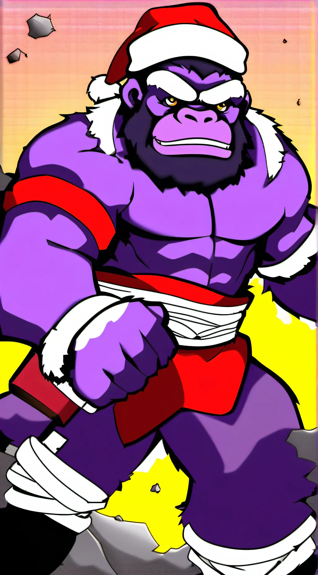ai character: Purplemonke background