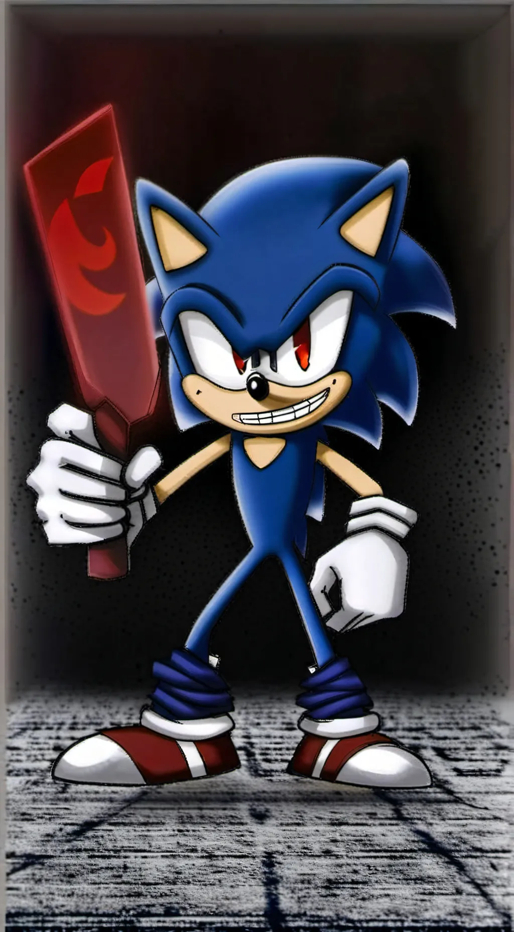 ai character: SONIC.EXE background