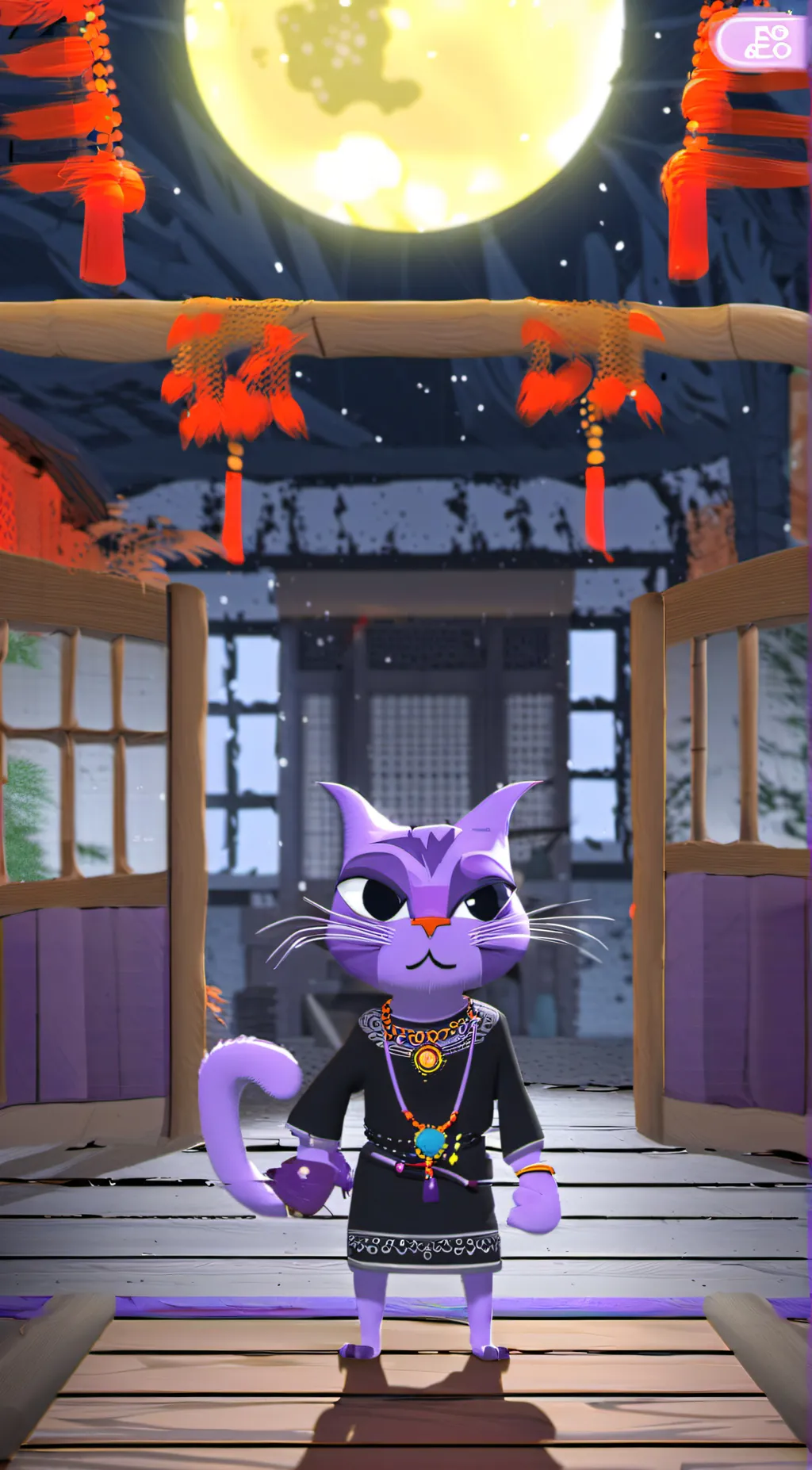 ai character: catnap background