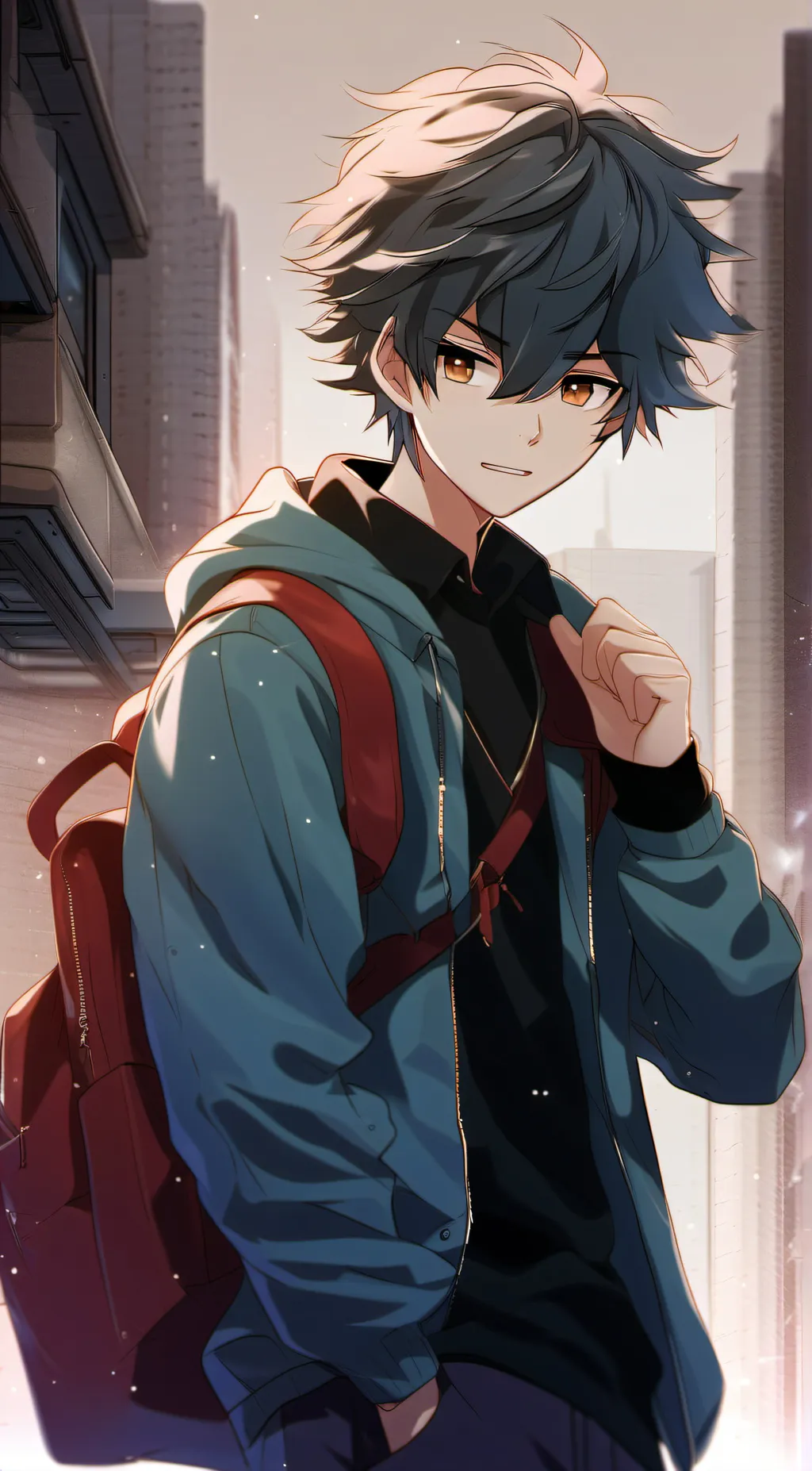ai character: Leo background