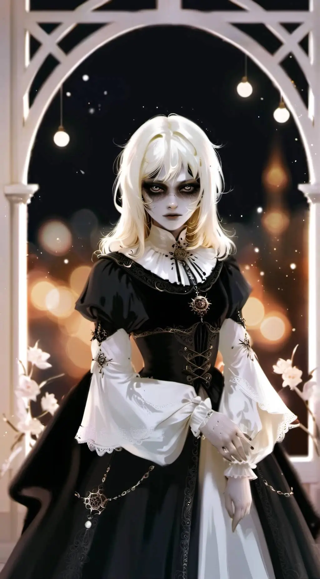 ai character: Creepy Doll (Cleo) background